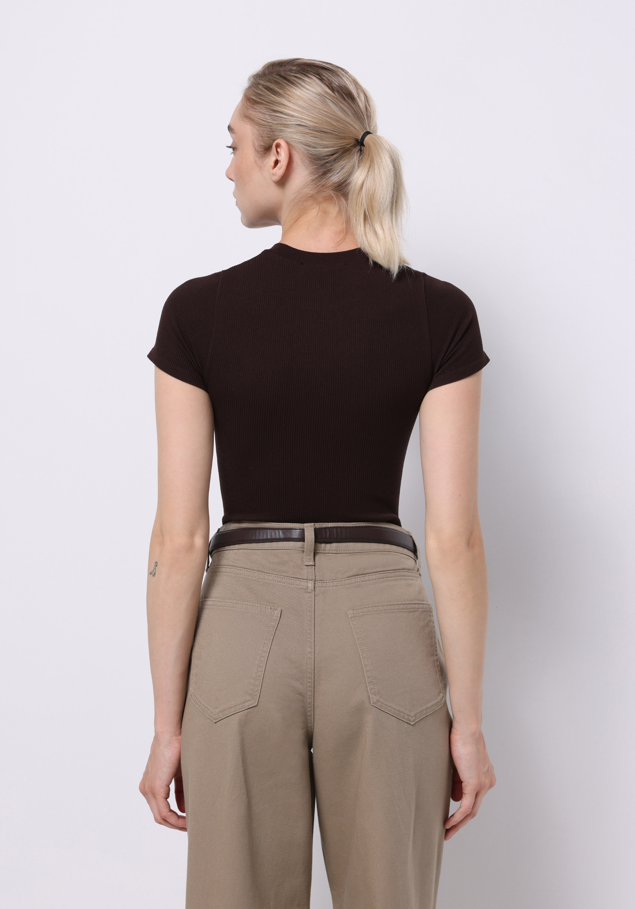Afișați detalii pentru Body De Dama Maro Slim Fit  Cl1075450