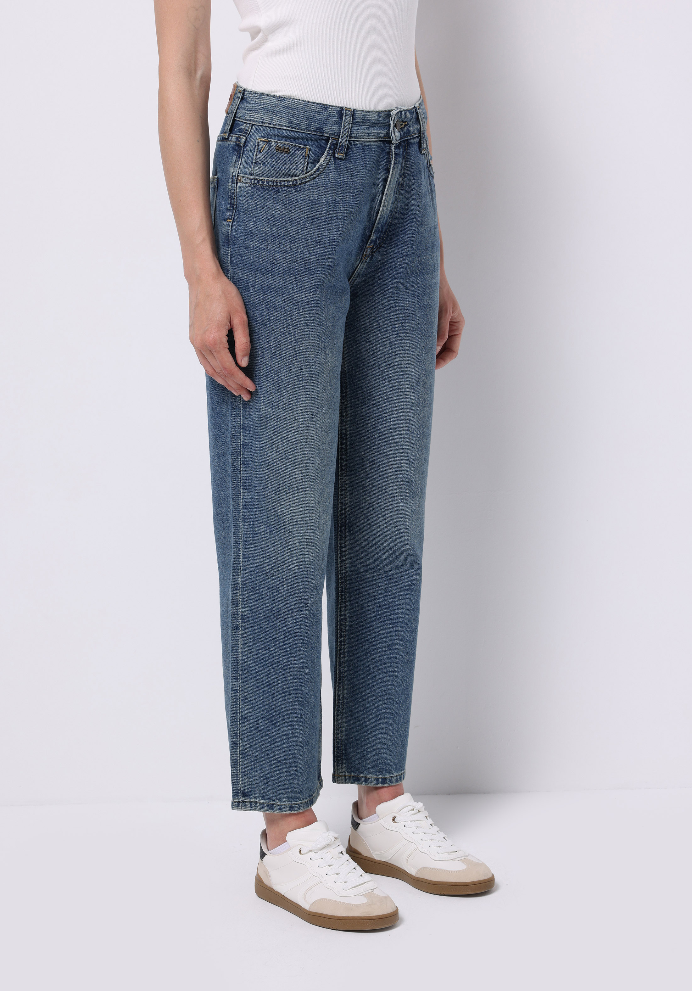 Afișați detalii pentru Pantaloni De Dama Albastru Straight Fit 884 Lauren Cl1075969