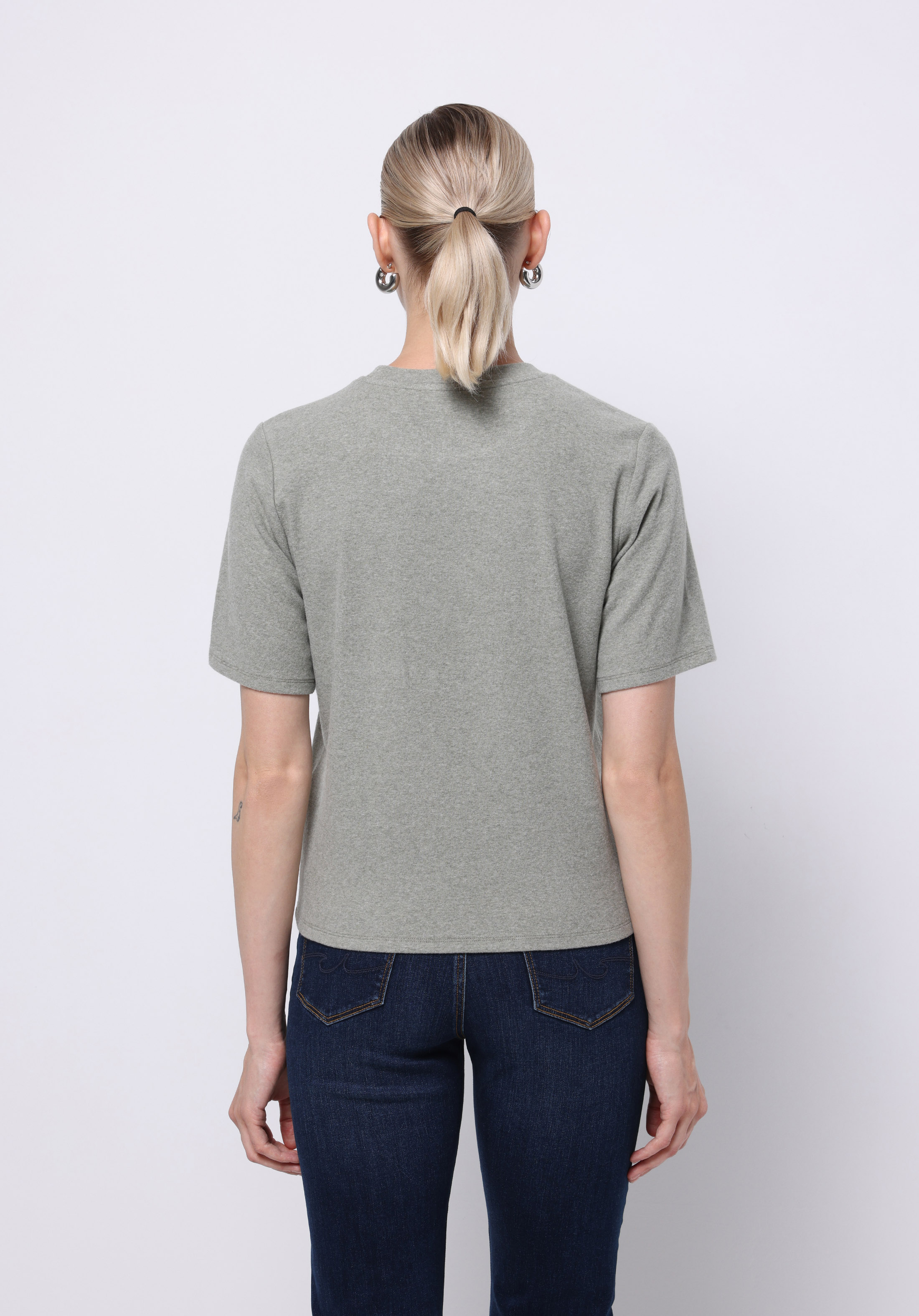 Afișați detalii pentru Tricou Cu Maneca Scurta De Dama Verde Regular Fit  Cl1076361