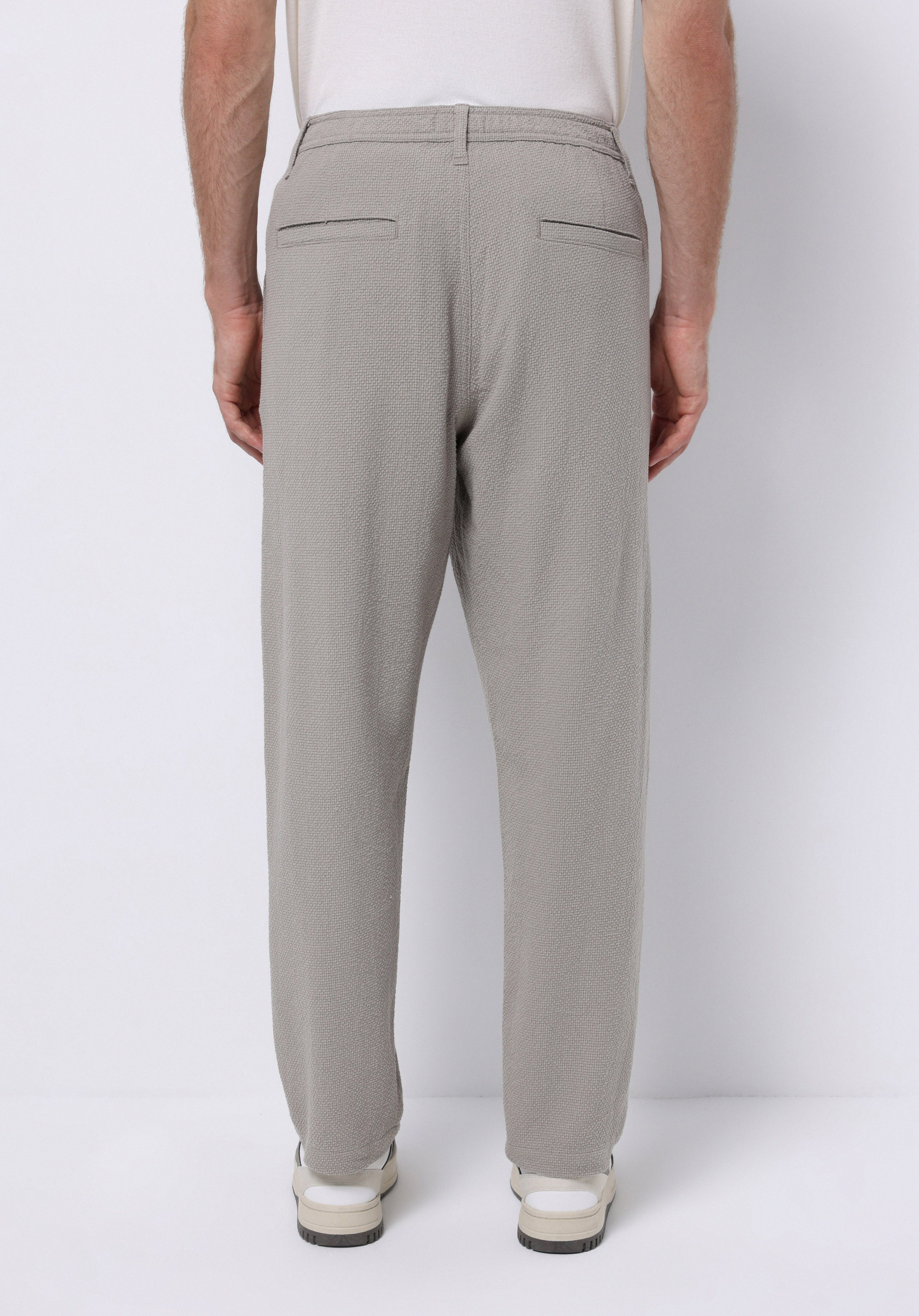 Afișați detalii pentru Pantaloni De Barbati Alb Regular Fit  Cl1075242