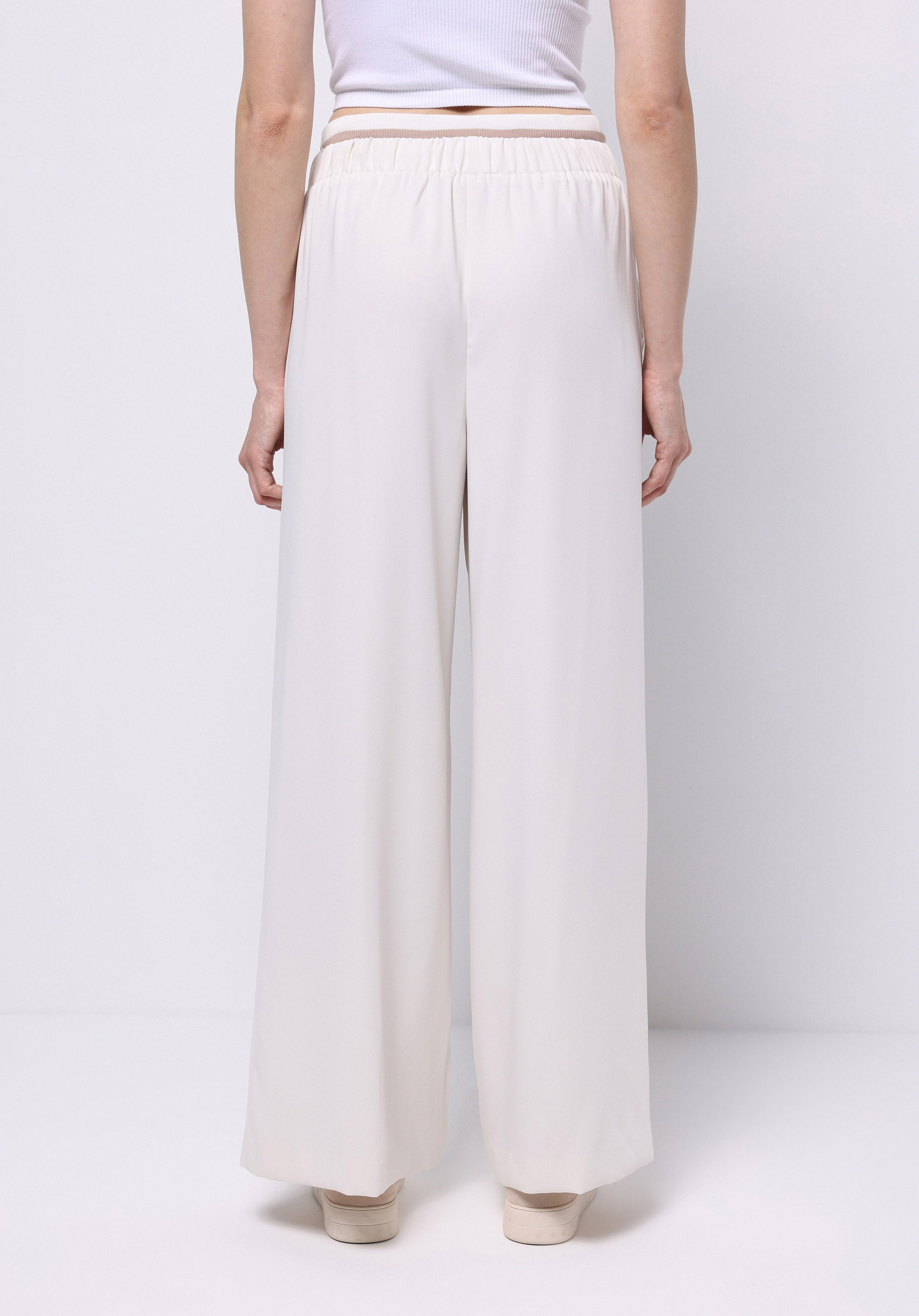 Afișați detalii pentru Pantaloni De Dama Ecru Regular Fit  Cl1075595