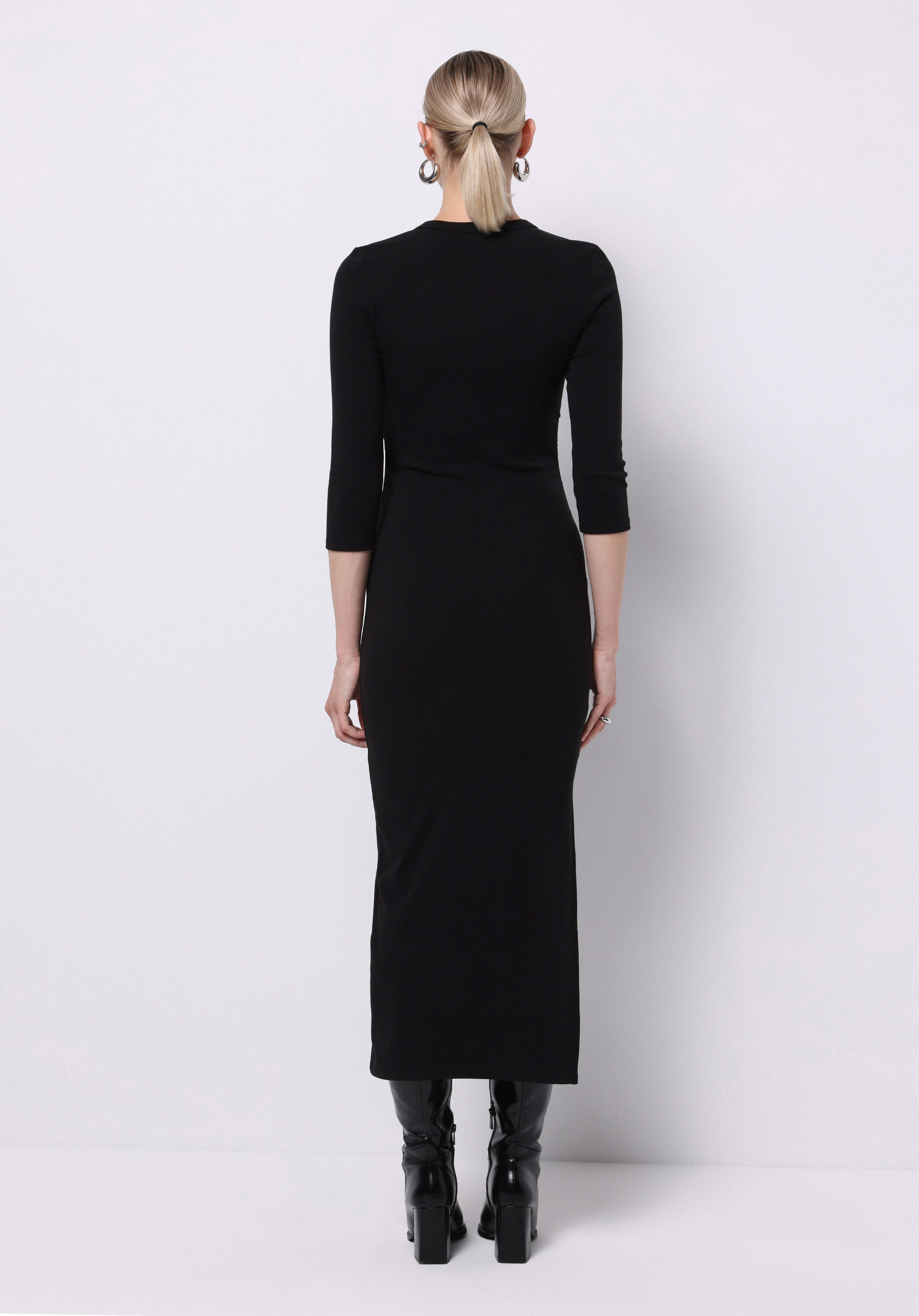 Afișați detalii pentru Rochie De Dama Negru Slim Fit  Cl1076177