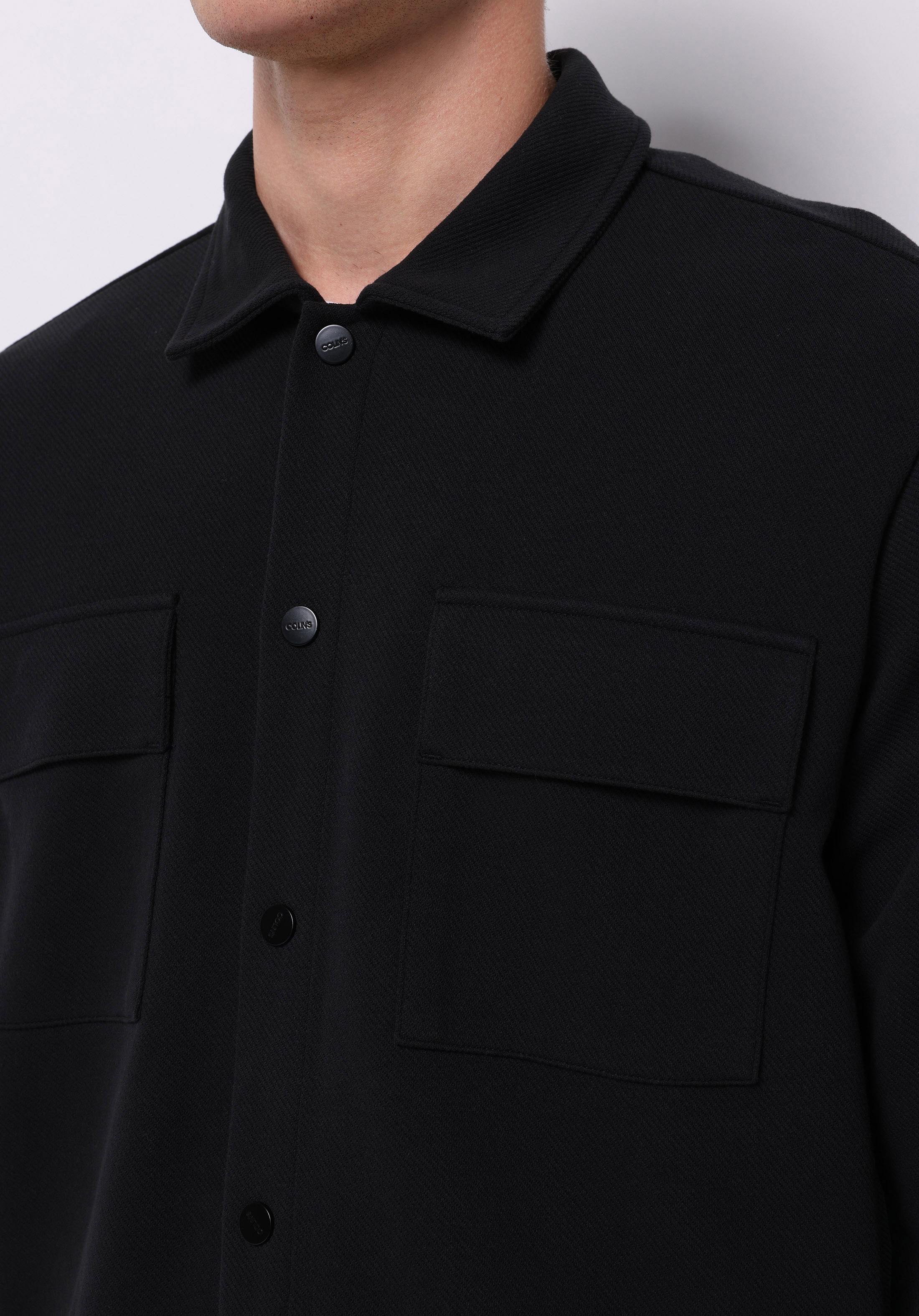 Afișați detalii pentru Jacheta De Barbati Negru Regular Fit  Cl1075313