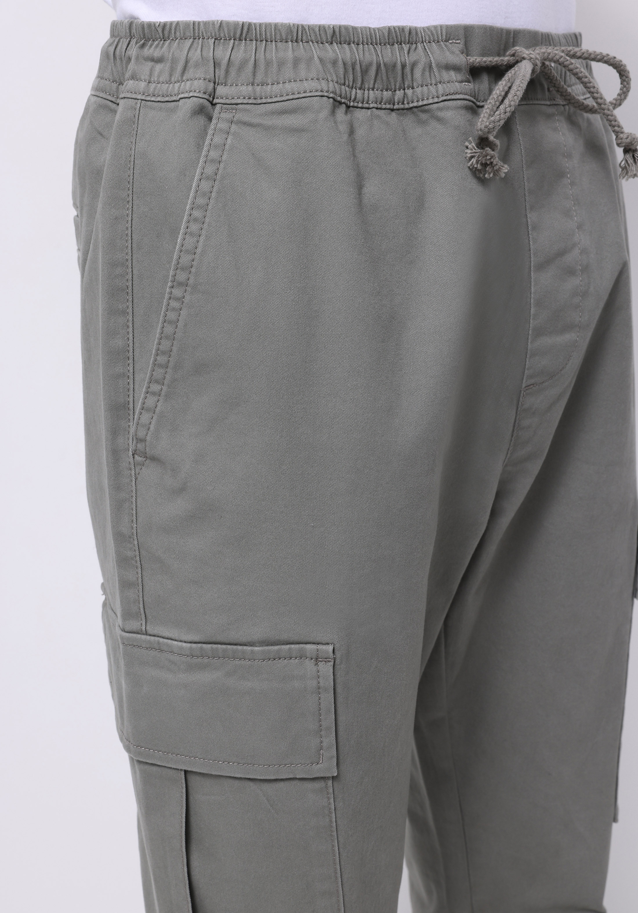 Afișați detalii pentru Pantaloni De Barbati Verde Cargo Fit  Cl1075639