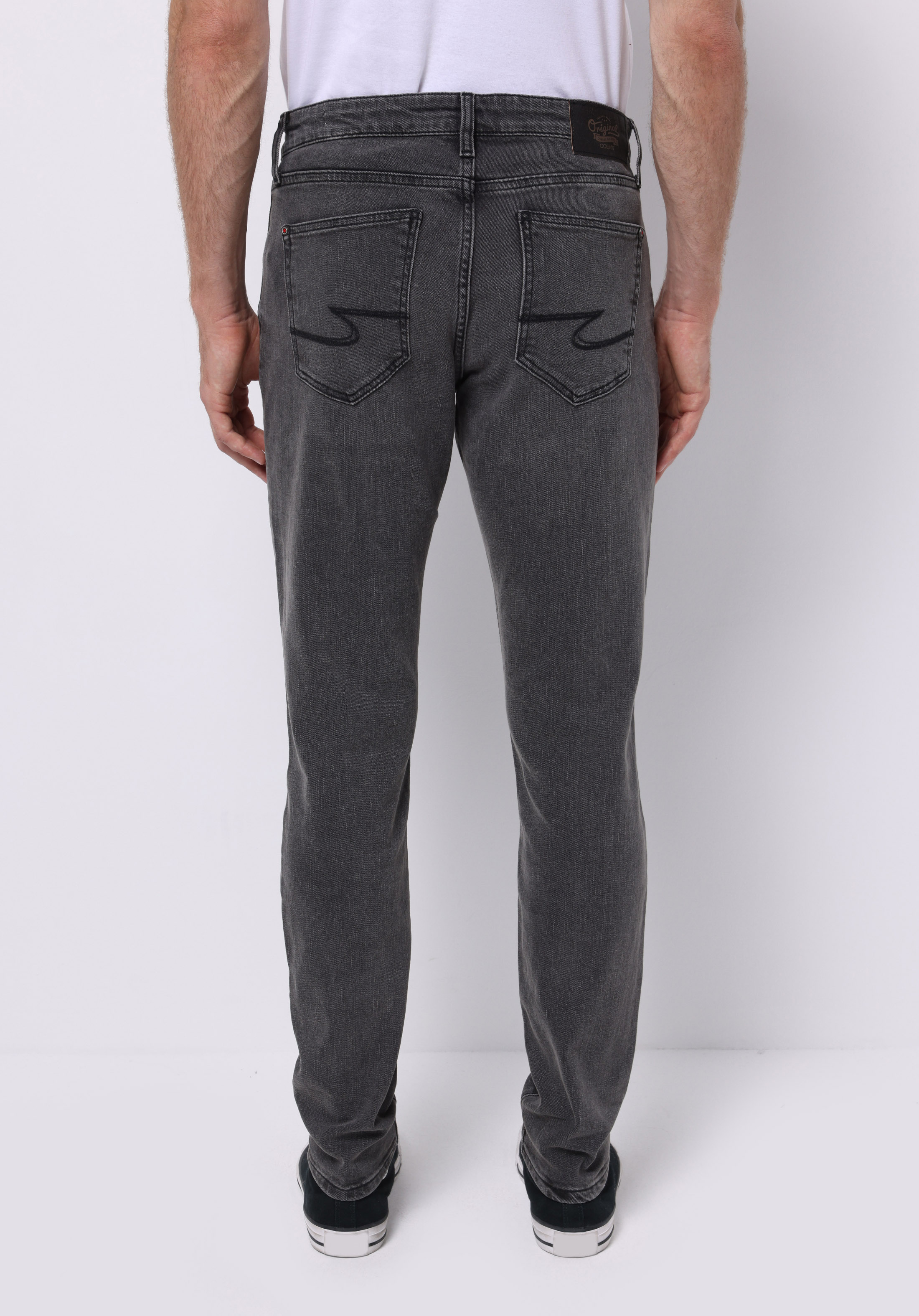 Afișați detalii pentru Pantaloni De Barbati Negru Slim Fit 041 Danny Cl1075982