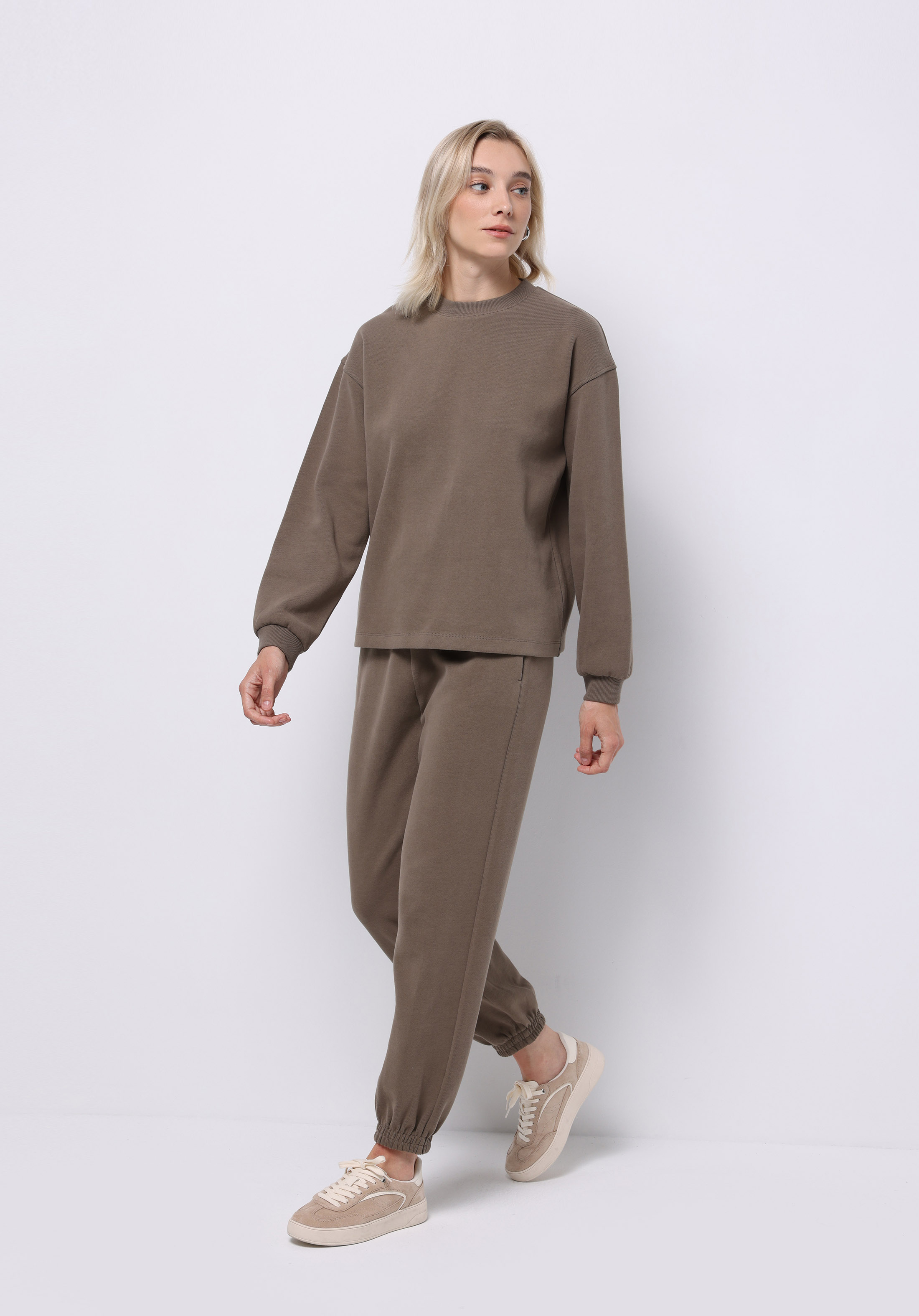 Afișați detalii pentru Hanorac / Bluza De Dama Bej Regular Fit  Cl1076453