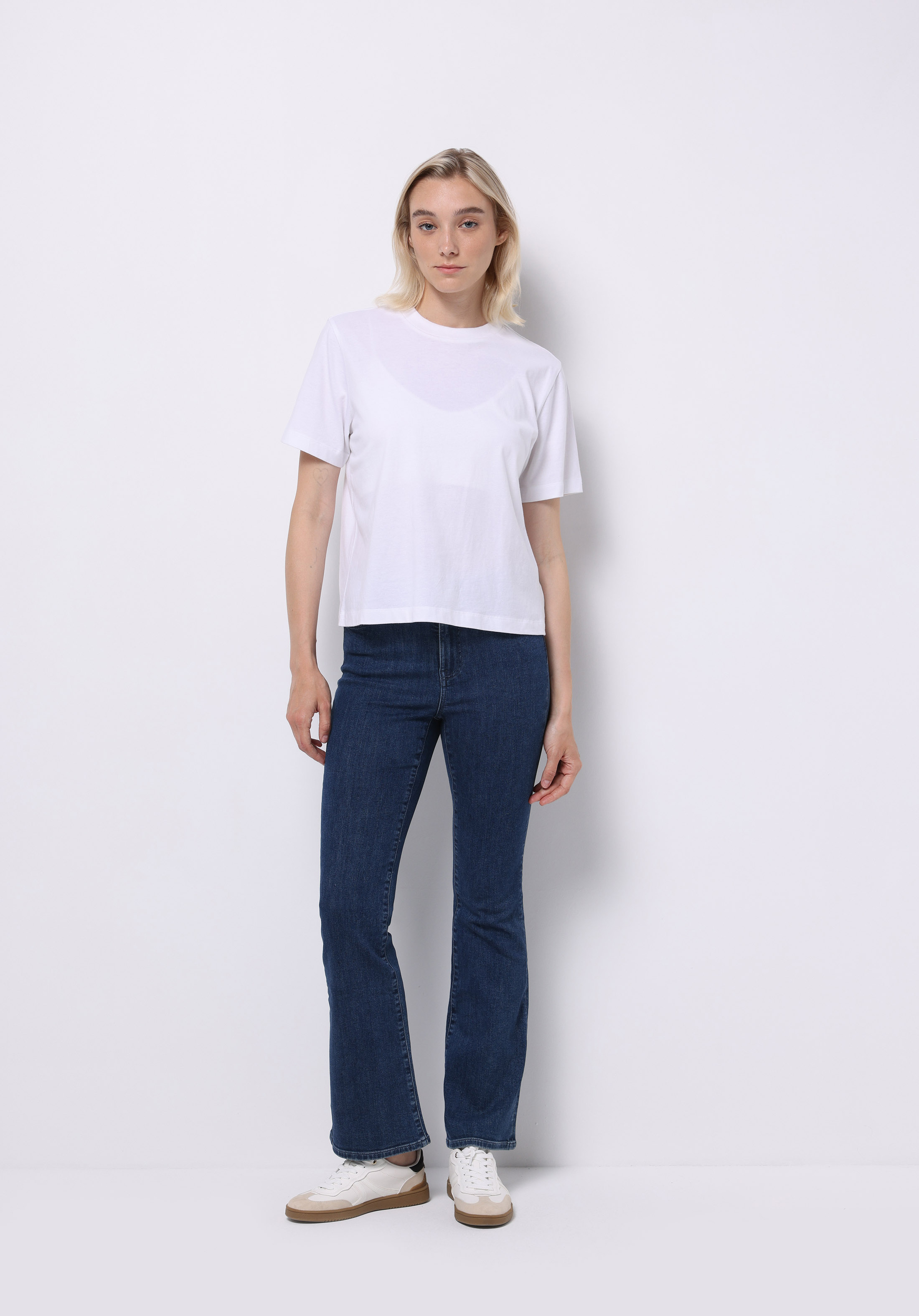 Afișați detalii pentru Pantaloni De Dama Albastru Inchis Slim Fit  Cl1076572