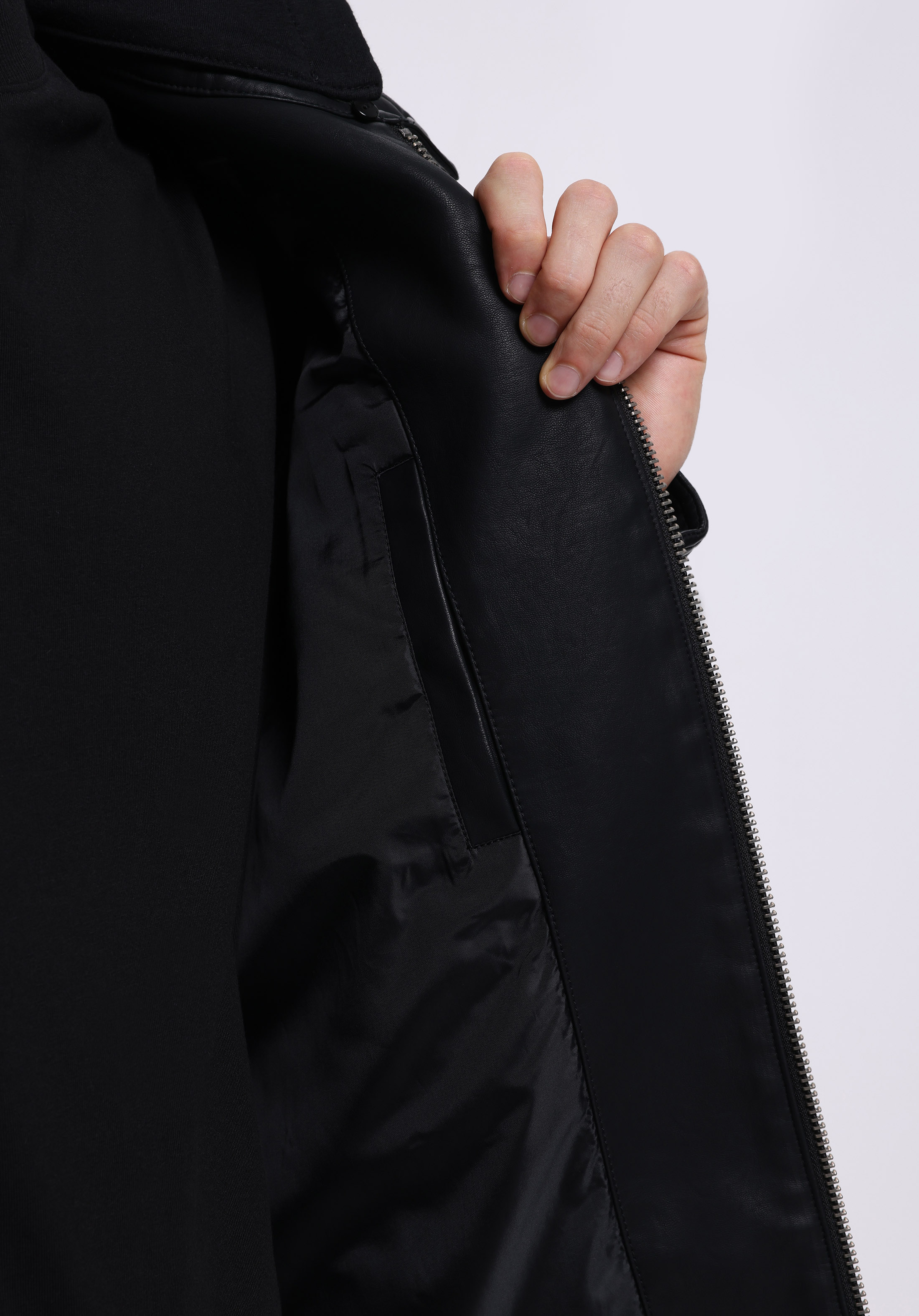 Afișați detalii pentru Jacheta De Barbati Negru Slim Fit  Cl1076212