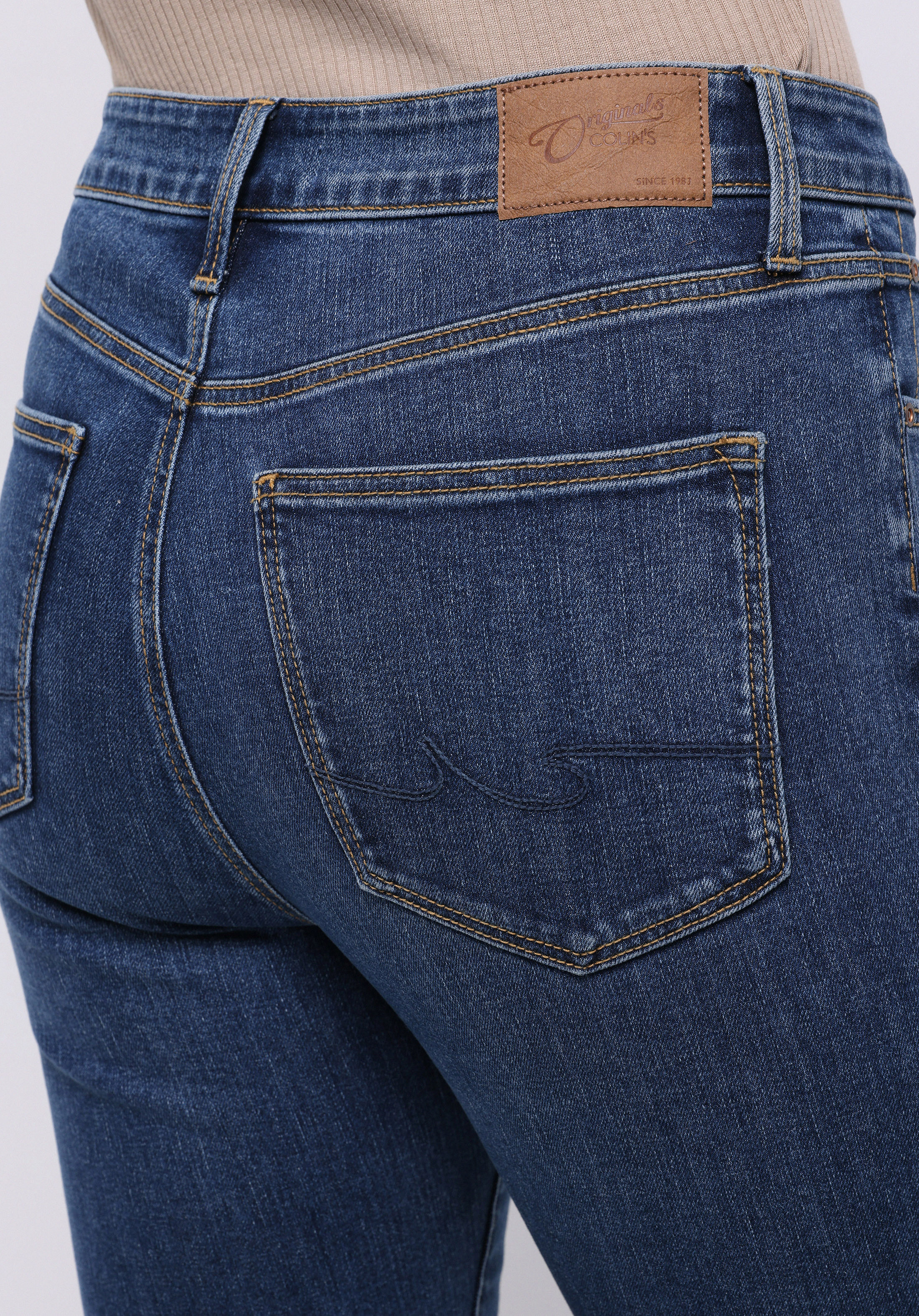 Afișați detalii pentru Pantaloni De Dama Albastru Regular Fit 791 Monica Cl1076746
