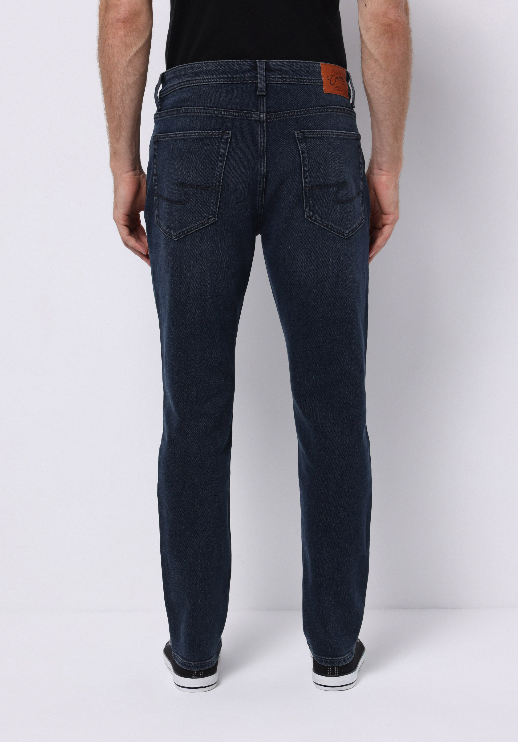 Afișați detalii pentru Pantaloni De Barbati Albastru Inchis Regular Fit 067 Jack Cl1076532