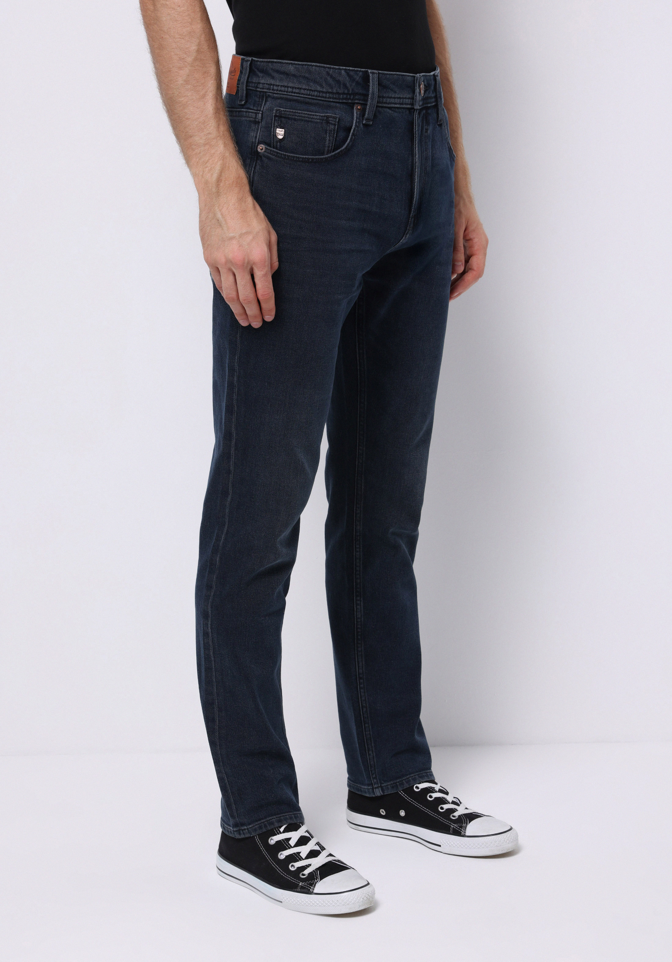 Afișați detalii pentru Pantaloni De Barbati Albastru Inchis Regular Fit 067 Jack Cl1076532