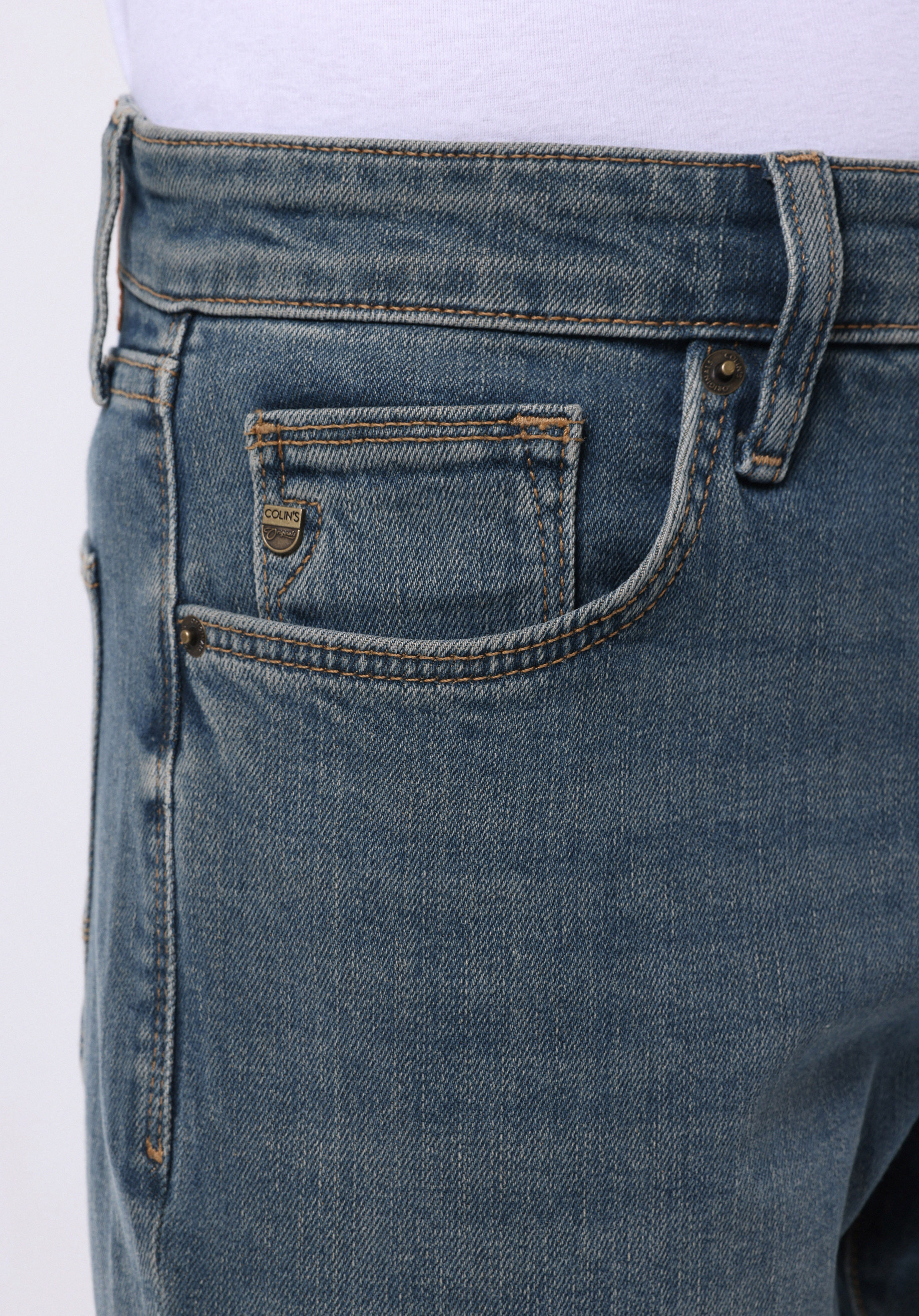 Afișați detalii pentru Pantaloni De Barbati Denim Slim Fit 041 Danny Cl1076737