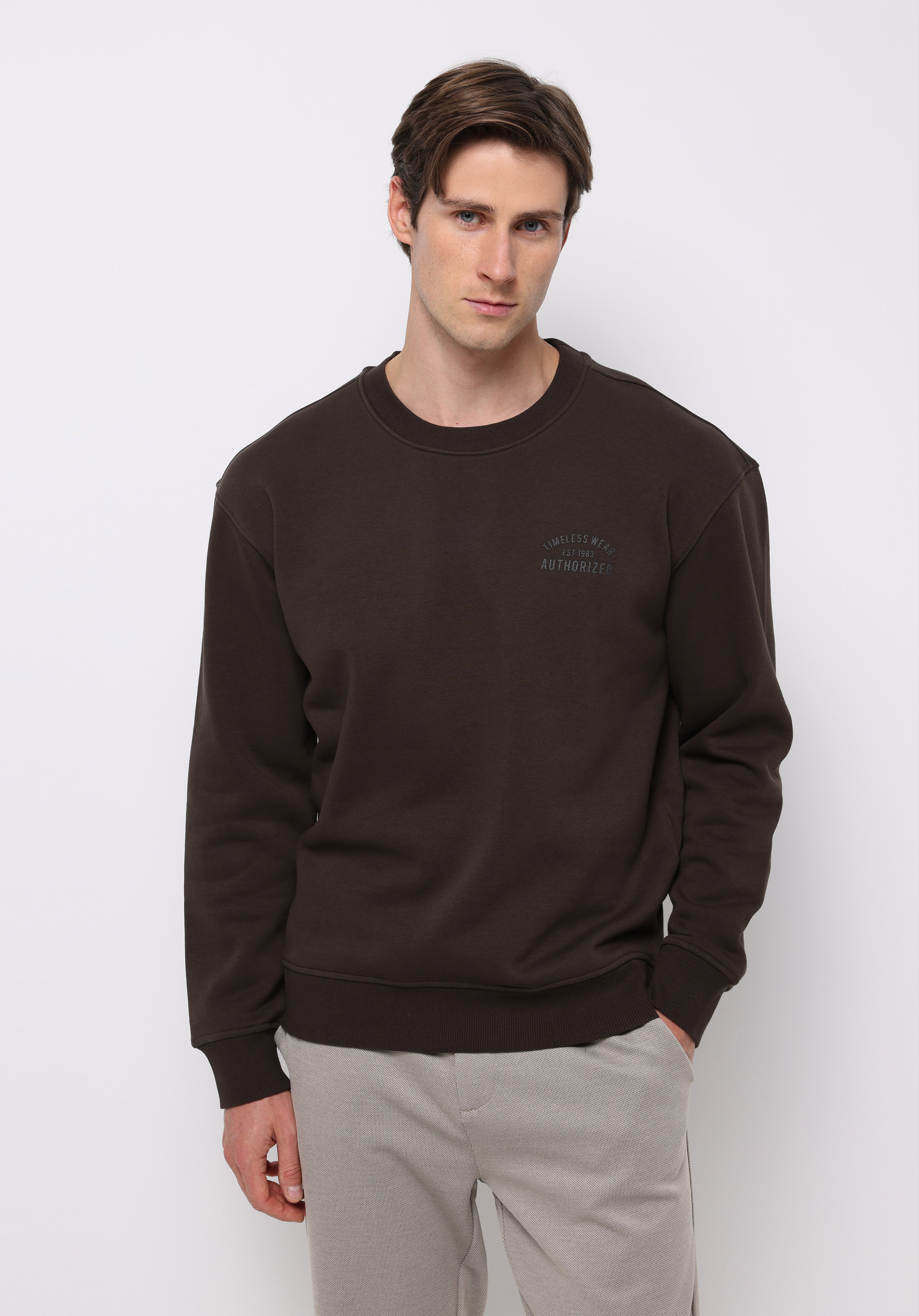 Afișați detalii pentru Hanorac / Bluza De Barbati Maro Comfort Fit  Cl1076882