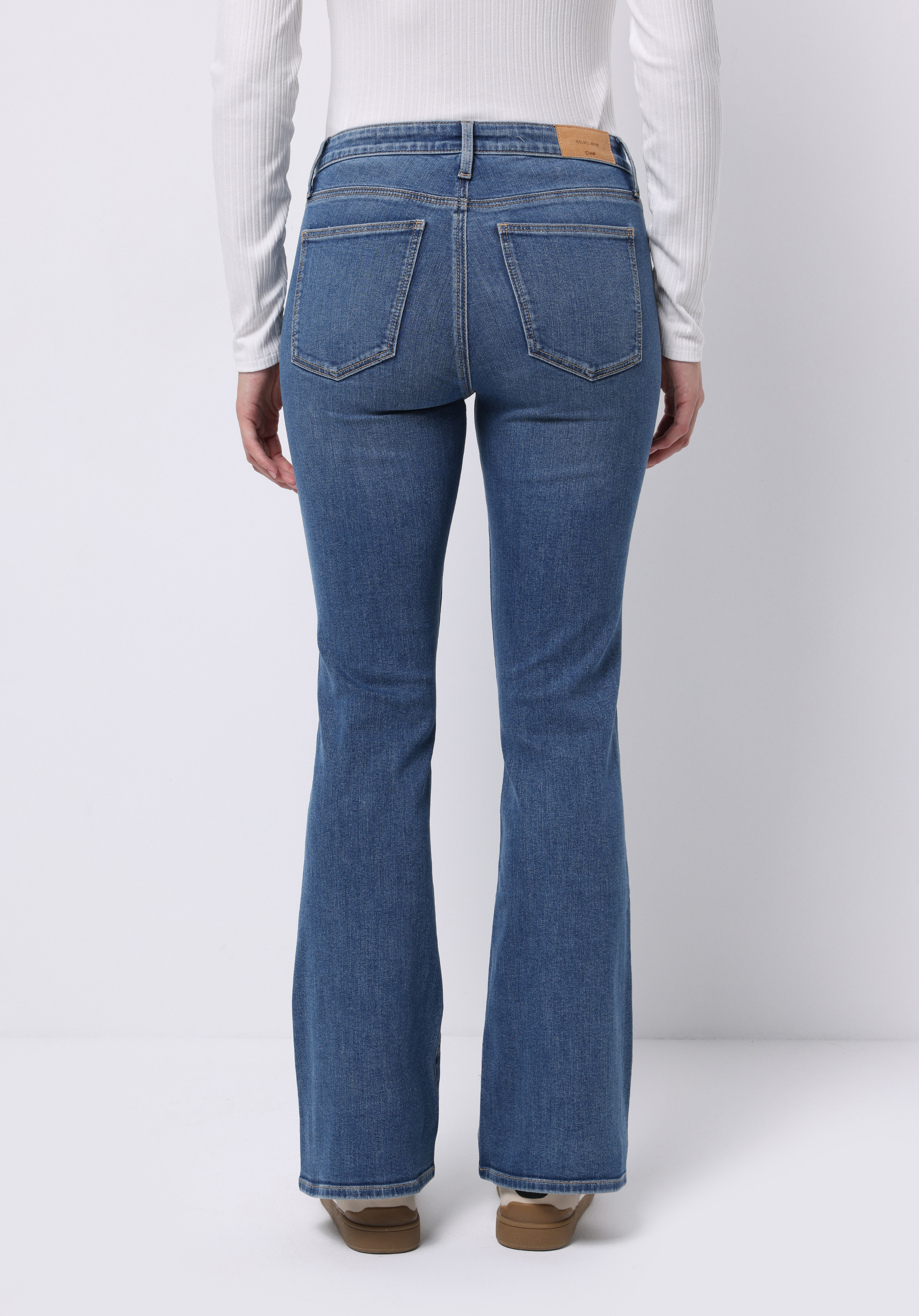 Afișați detalii pentru Pantaloni De Dama Albastru Deschis Slim Fit  Cl1076569
