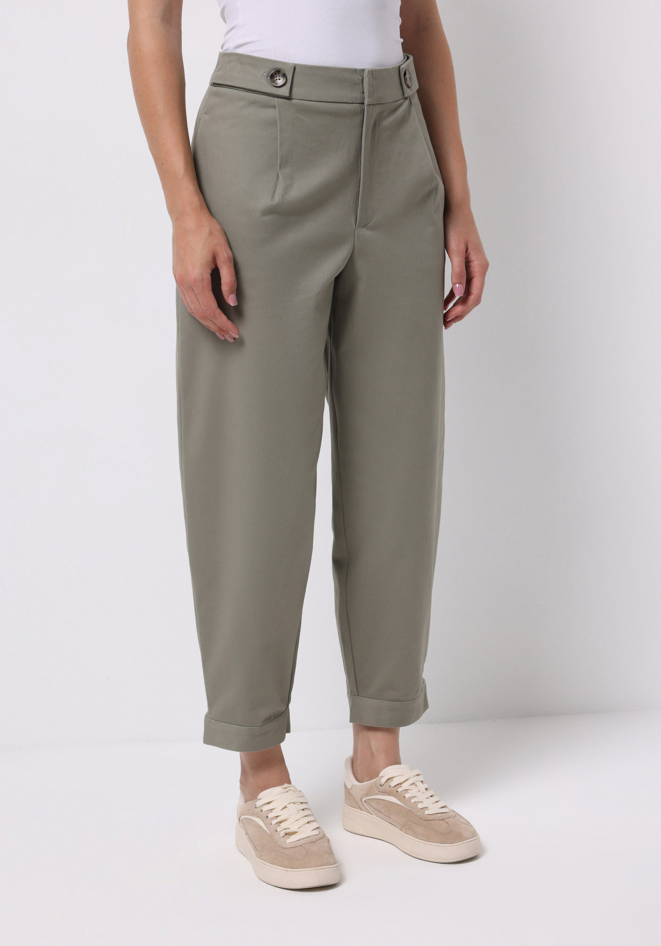 Afișați detalii pentru Pantaloni De Dama Verde Regular Fit  Cl1075593