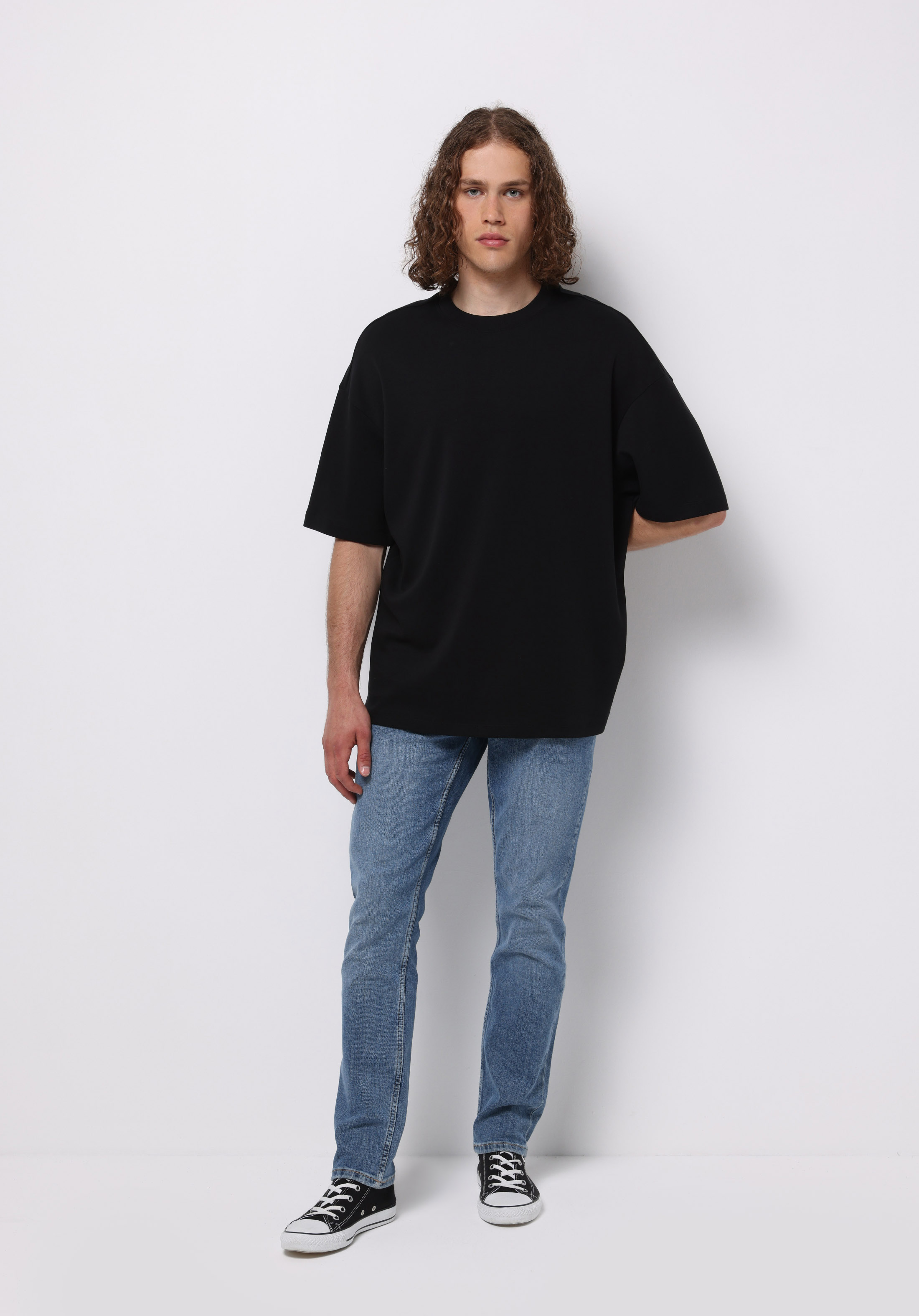 Afișați detalii pentru Pantaloni De Barbati Albastru Deschis Regular Fit 067 Jack Cl1076541