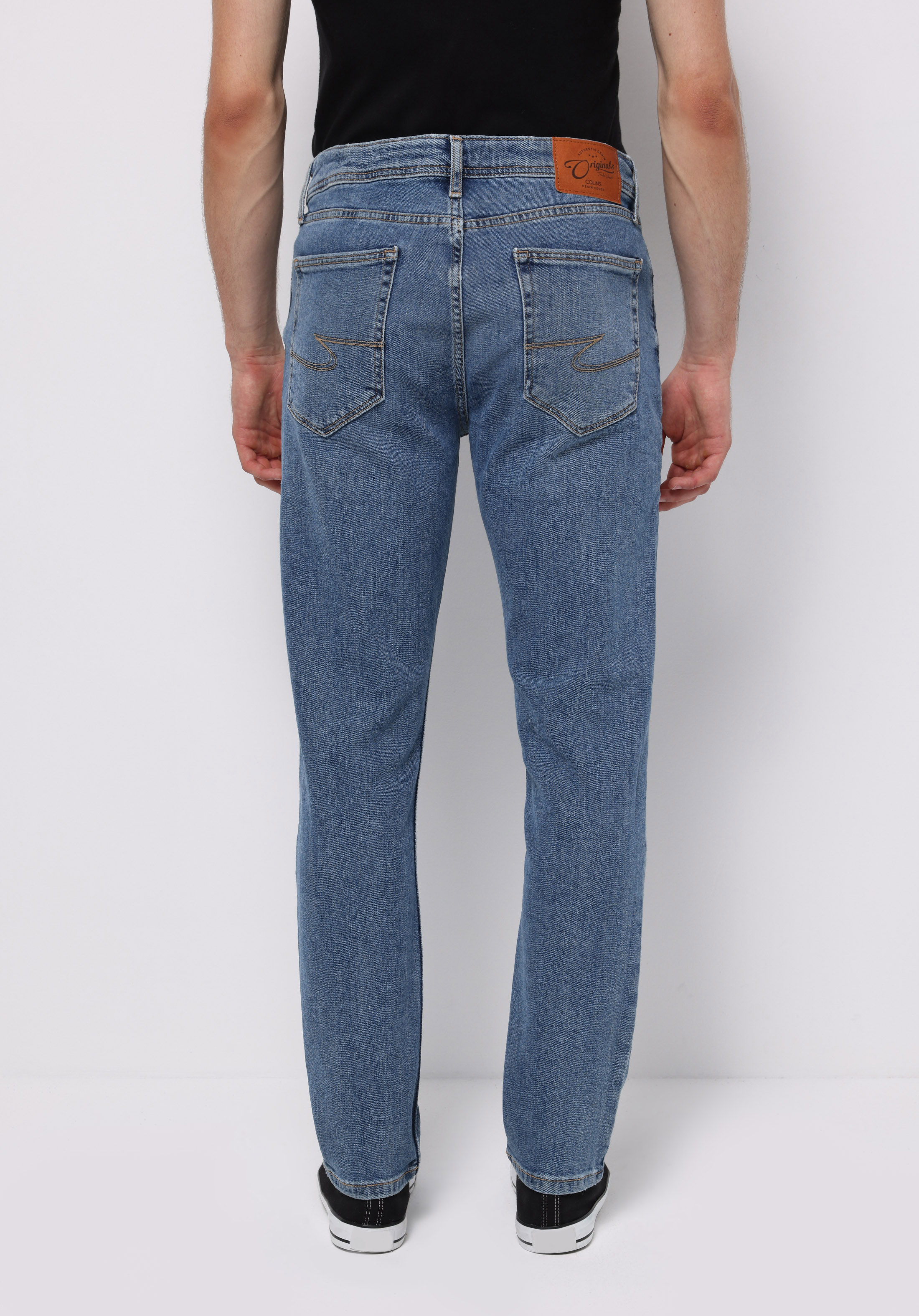 Afișați detalii pentru Pantaloni De Barbati Albastru Deschis Regular Fit 067 Jack Cl1076541