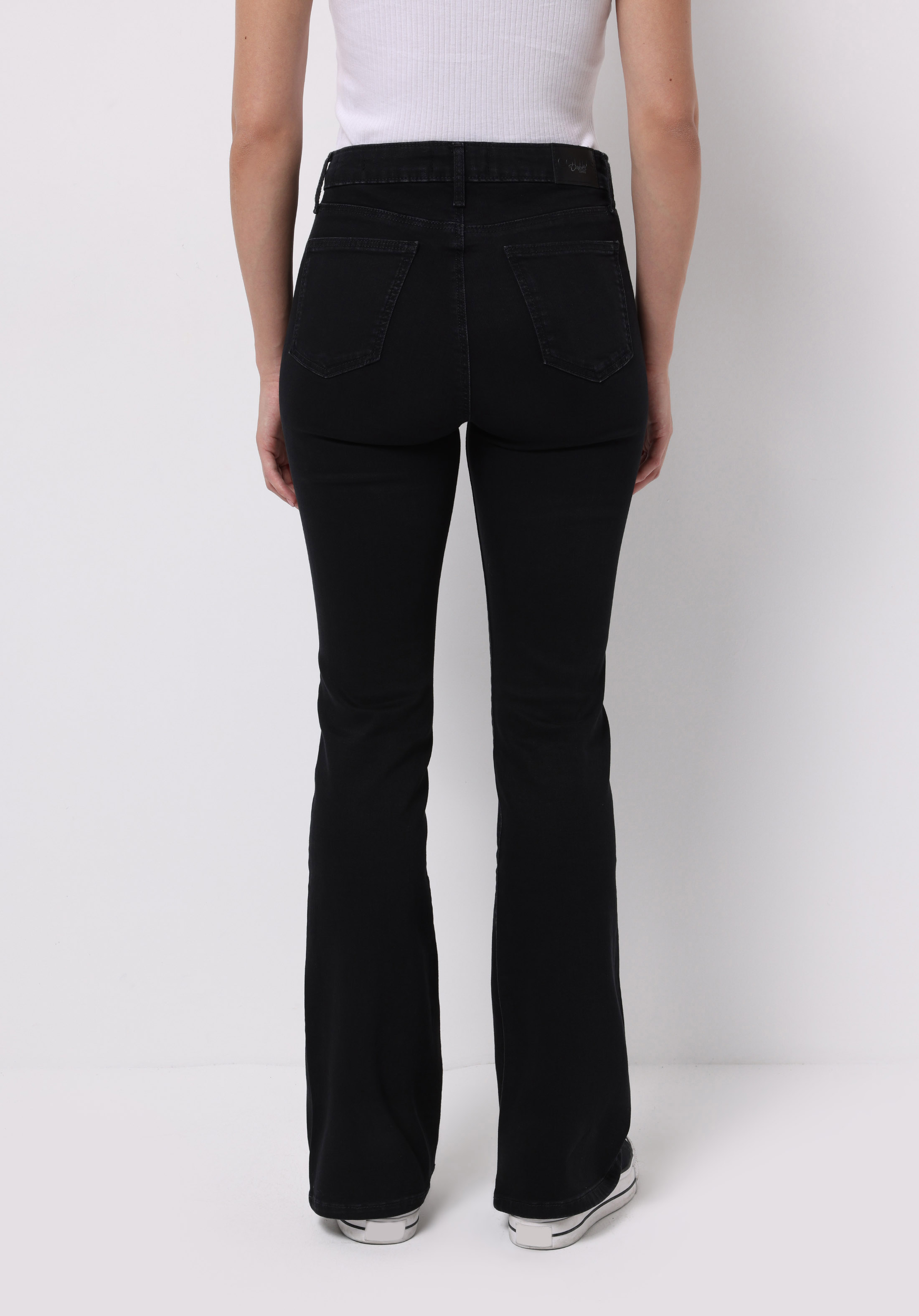 Afișați detalii pentru Pantaloni De Dama Negru Slim Fit  Cl1076011