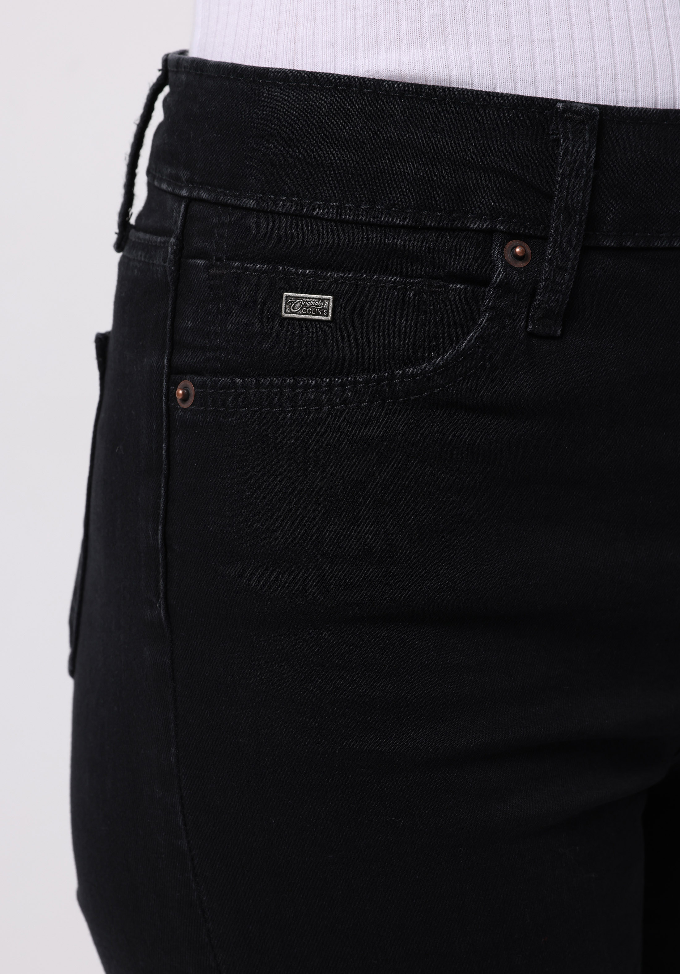 Afișați detalii pentru Pantaloni De Dama Negru Slim Fit  Cl1076011