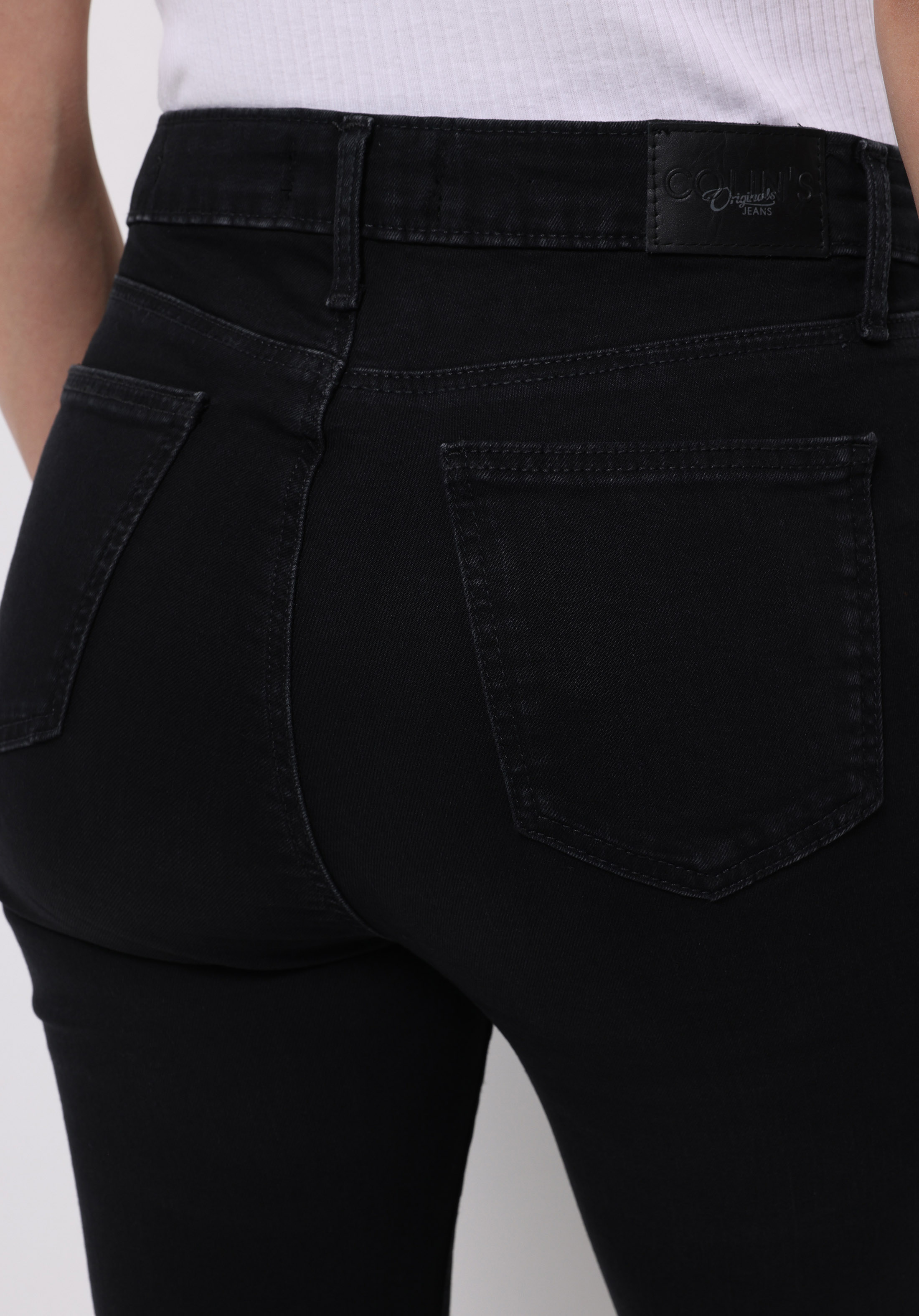 Afișați detalii pentru Pantaloni De Dama Negru Slim Fit  Cl1076011