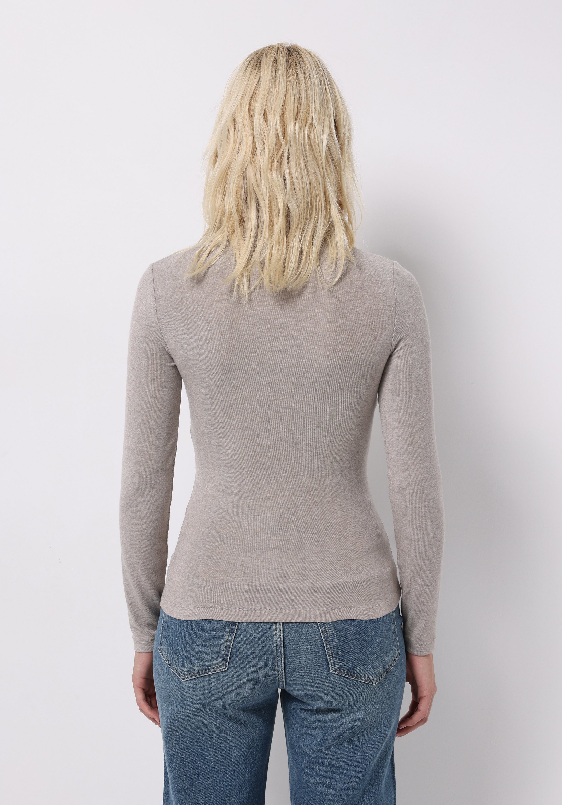 Afișați detalii pentru Tricou Cu Maneca Lunga De Dama  Slim Fit  Cl1076444