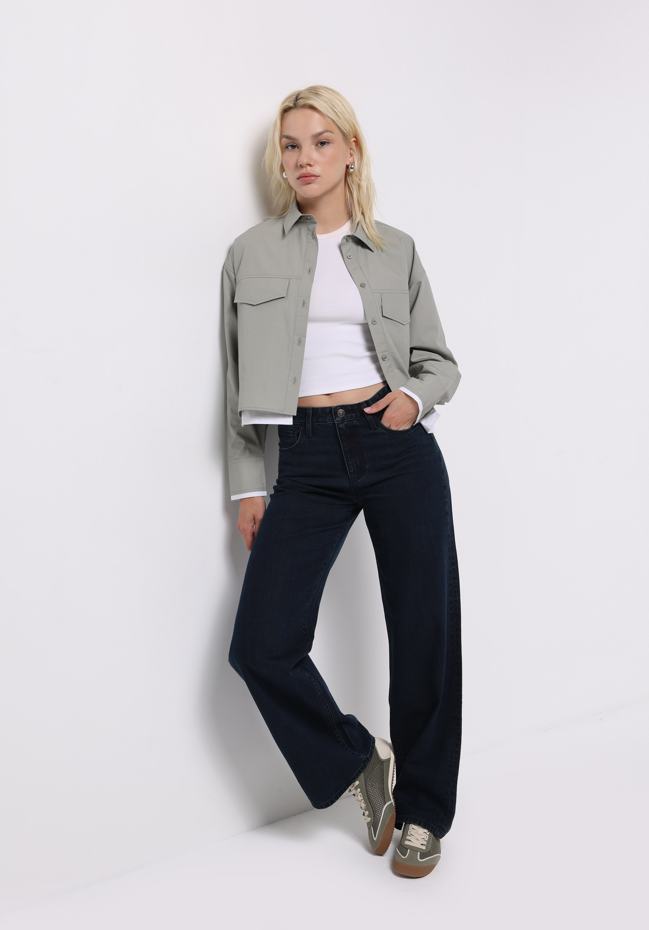 Afișați detalii pentru Pantaloni De Dama Albastru Inchis Regular Fit 970 Berry Cl1076564