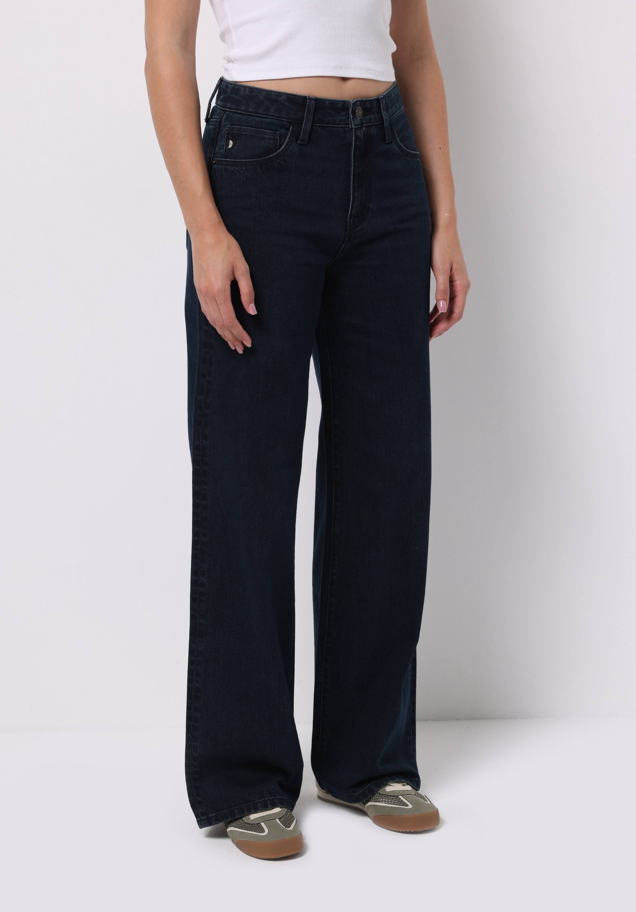 Afișați detalii pentru Pantaloni De Dama Albastru Inchis Regular Fit 970 Berry Cl1076564
