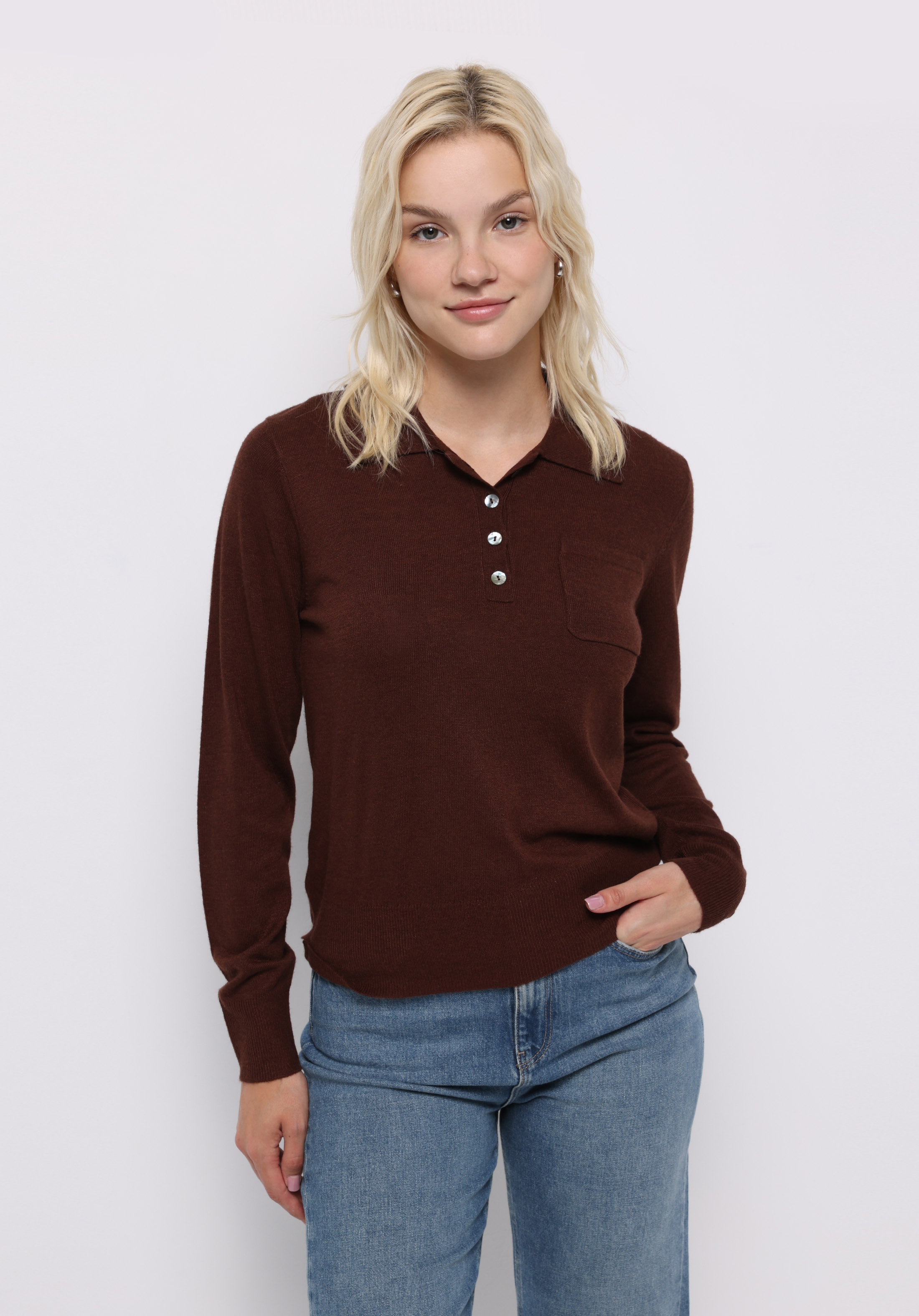 Afișați detalii pentru Pulover De Dama Maro Slim Fit  Cl1075730