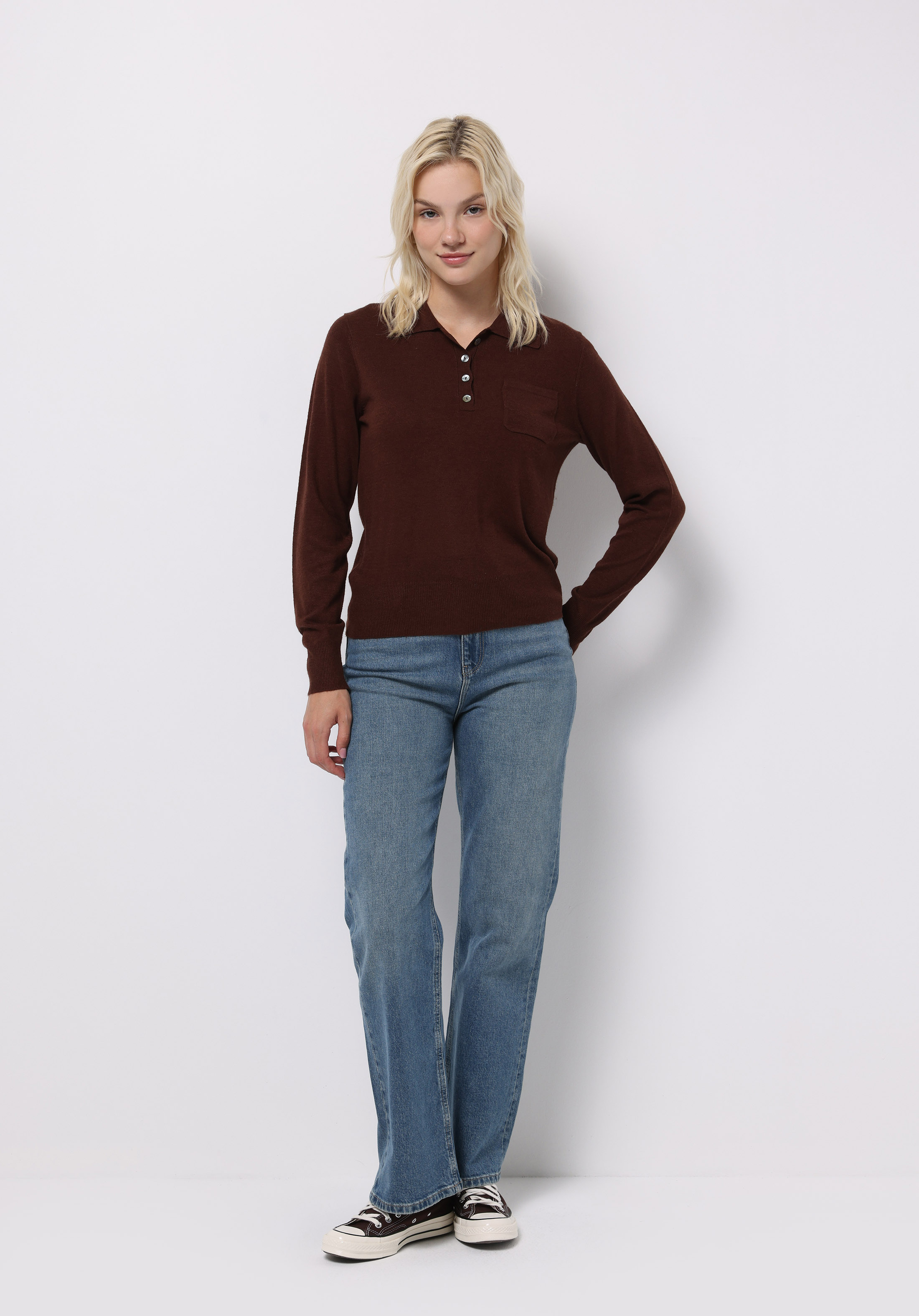 Afișați detalii pentru Pulover De Dama Maro Slim Fit  Cl1075730