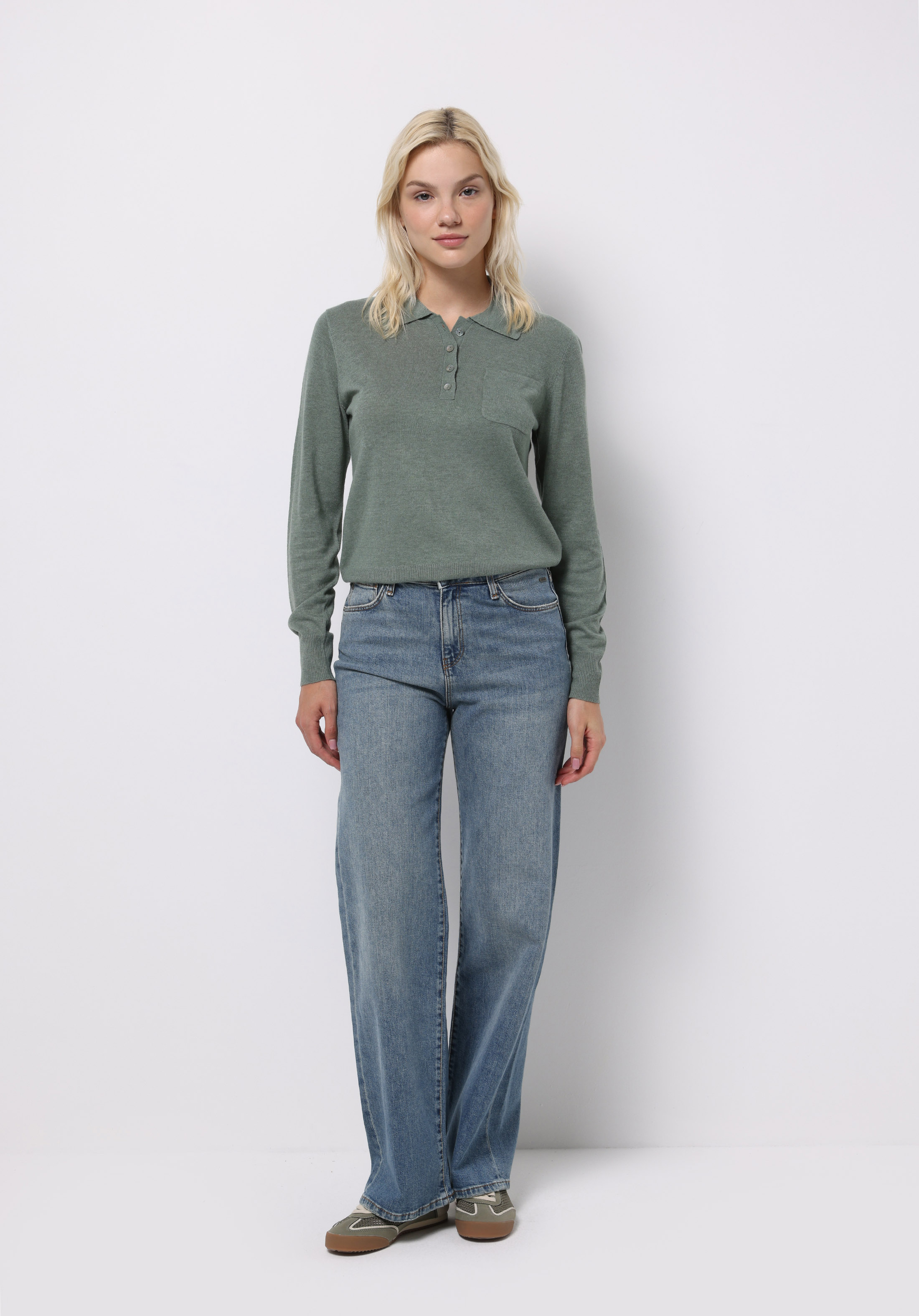 Afișați detalii pentru Pulover De Dama Verde Slim Fit  Cl1075730