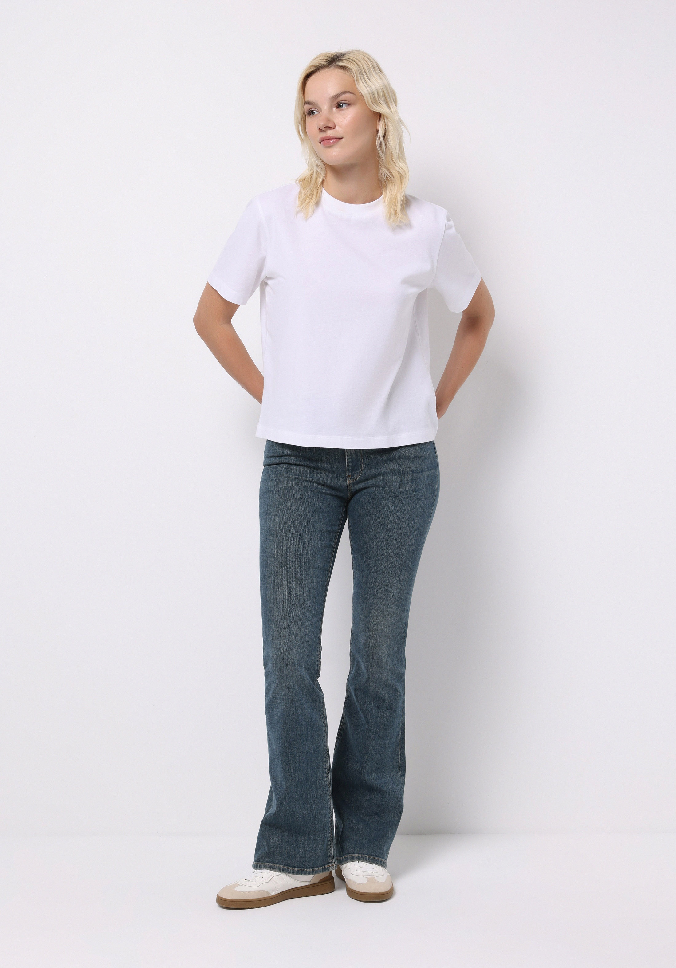 Afișați detalii pentru Pantaloni De Dama Albastru Slim Fit  Cl1076860