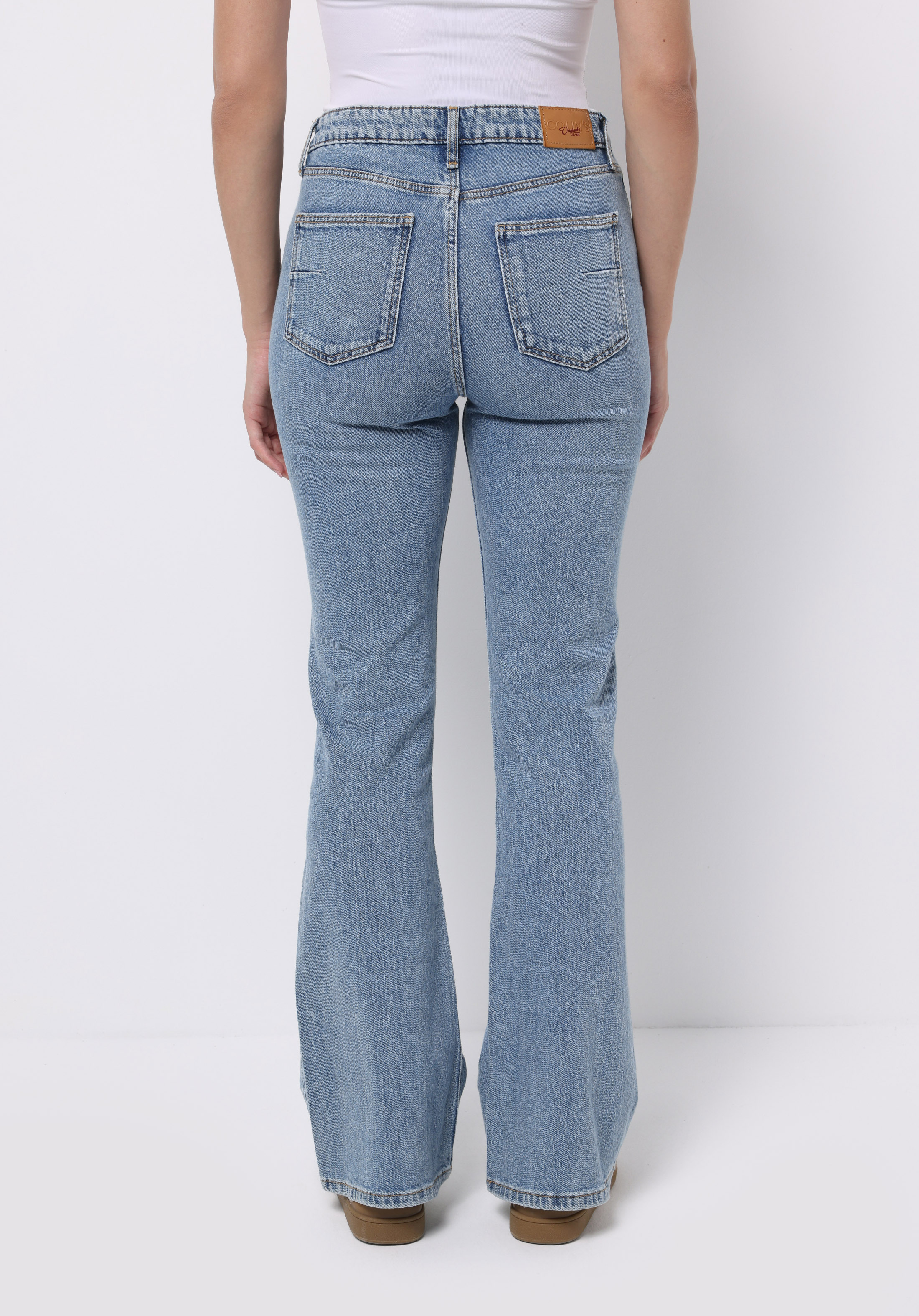 Afișați detalii pentru Pantaloni De Dama Albastru Regular Fit 791 Monica Cl1075966
