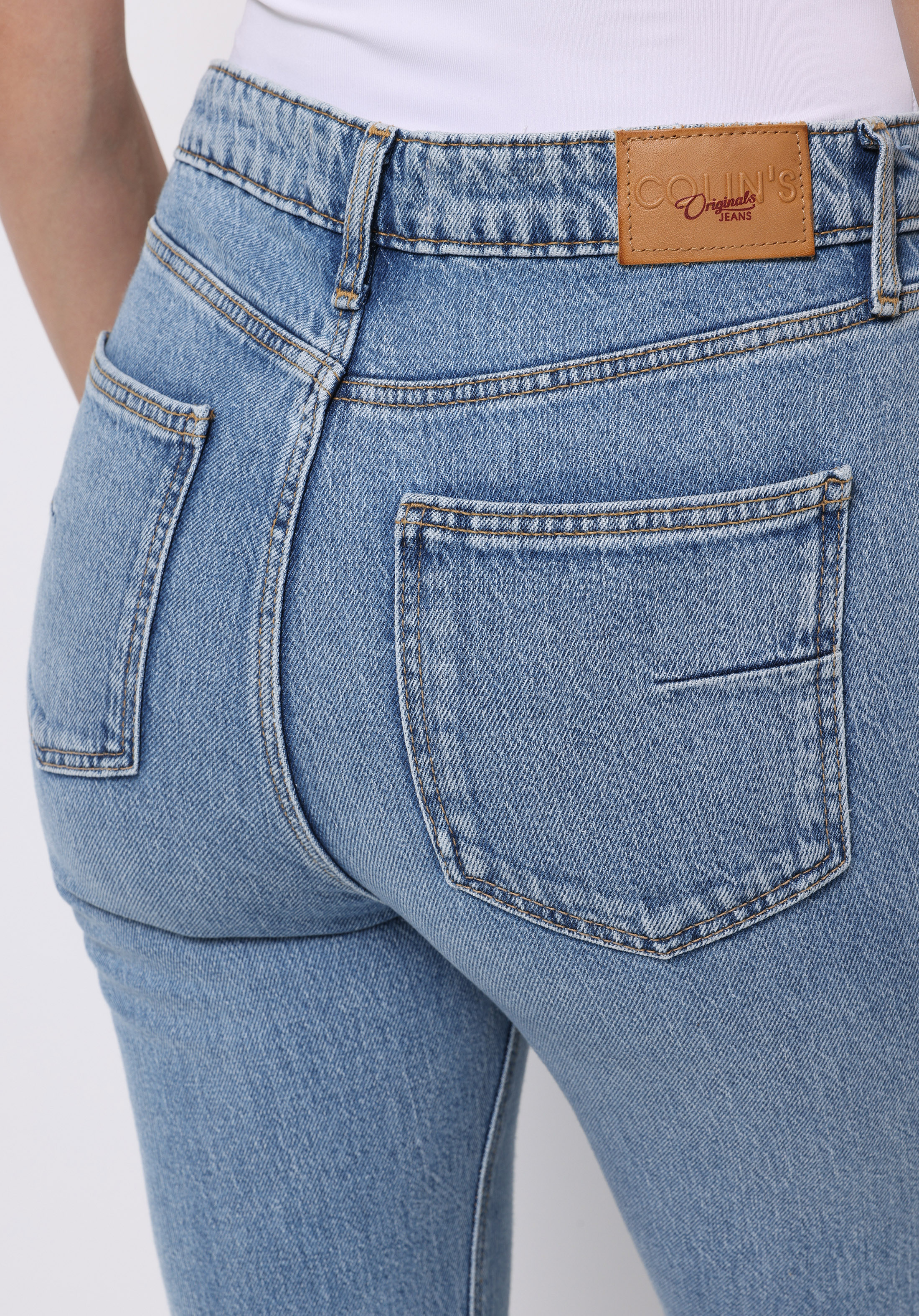 Afișați detalii pentru Pantaloni De Dama Albastru Regular Fit 791 Monica Cl1075966