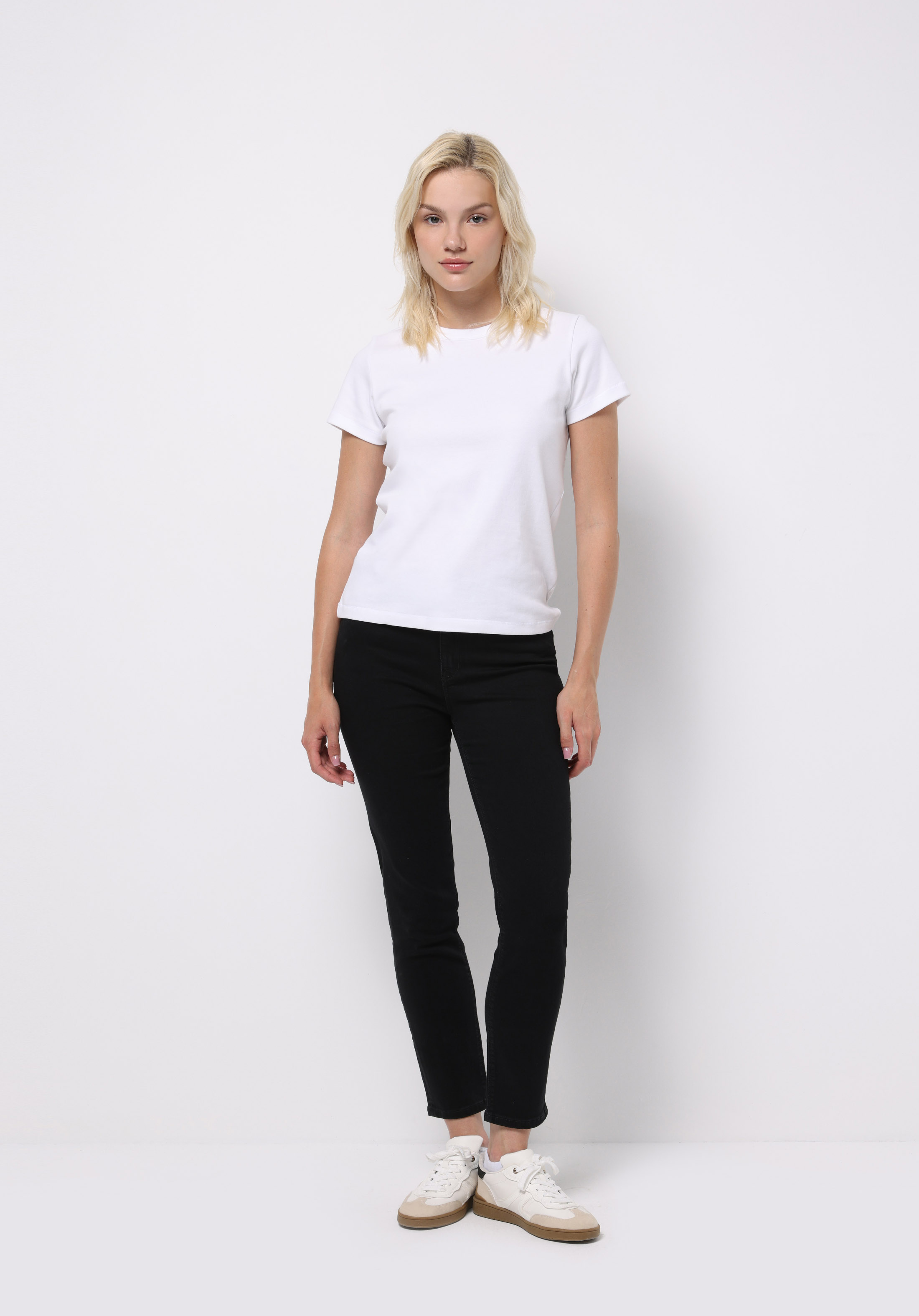 Afișați detalii pentru Pantaloni De Dama Negru Slim Fit 703 Carla Cl1076010