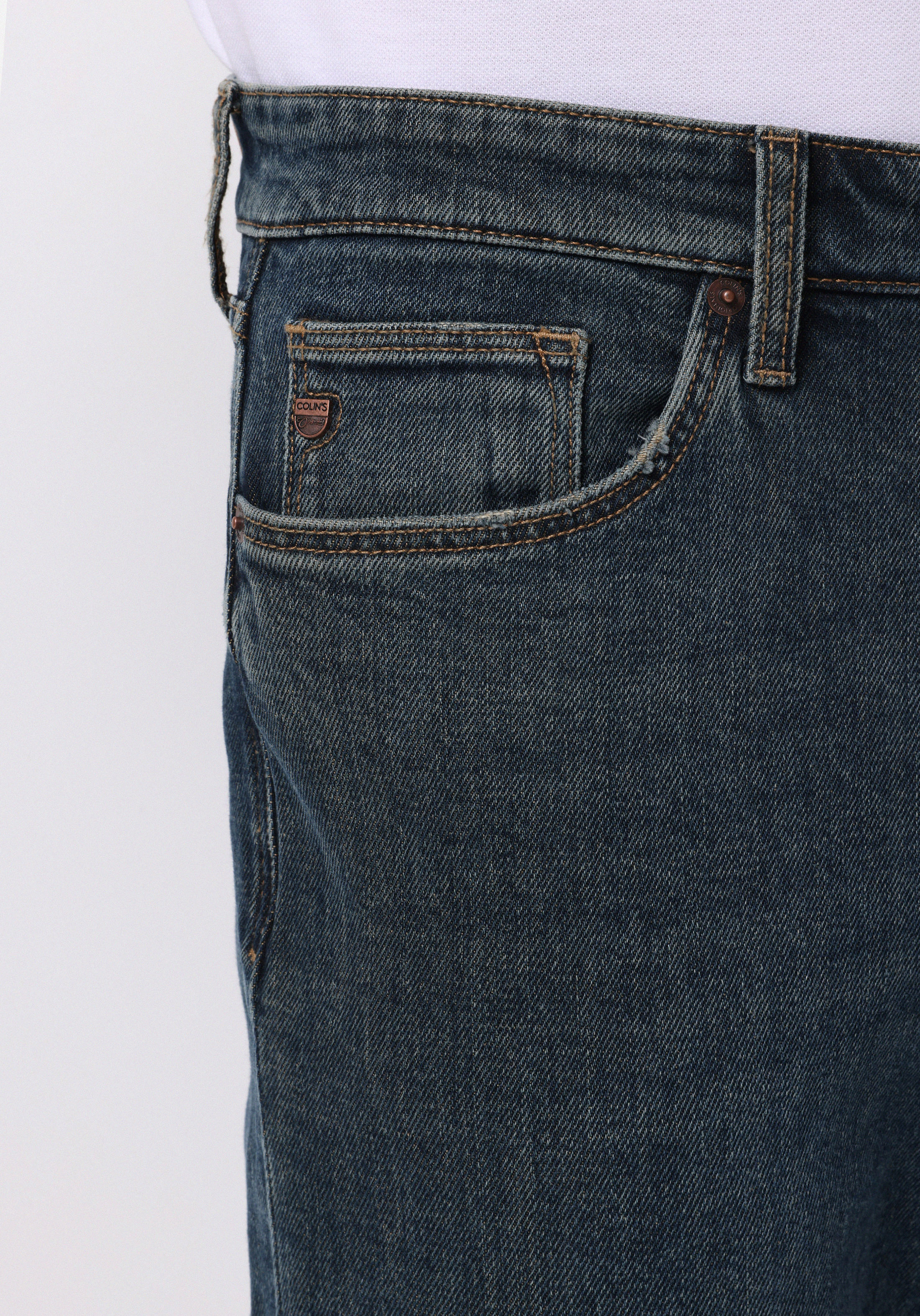 Afișați detalii pentru Pantaloni De Barbati Albastru Inchis Slim Fit 041 Danny Cl1076539