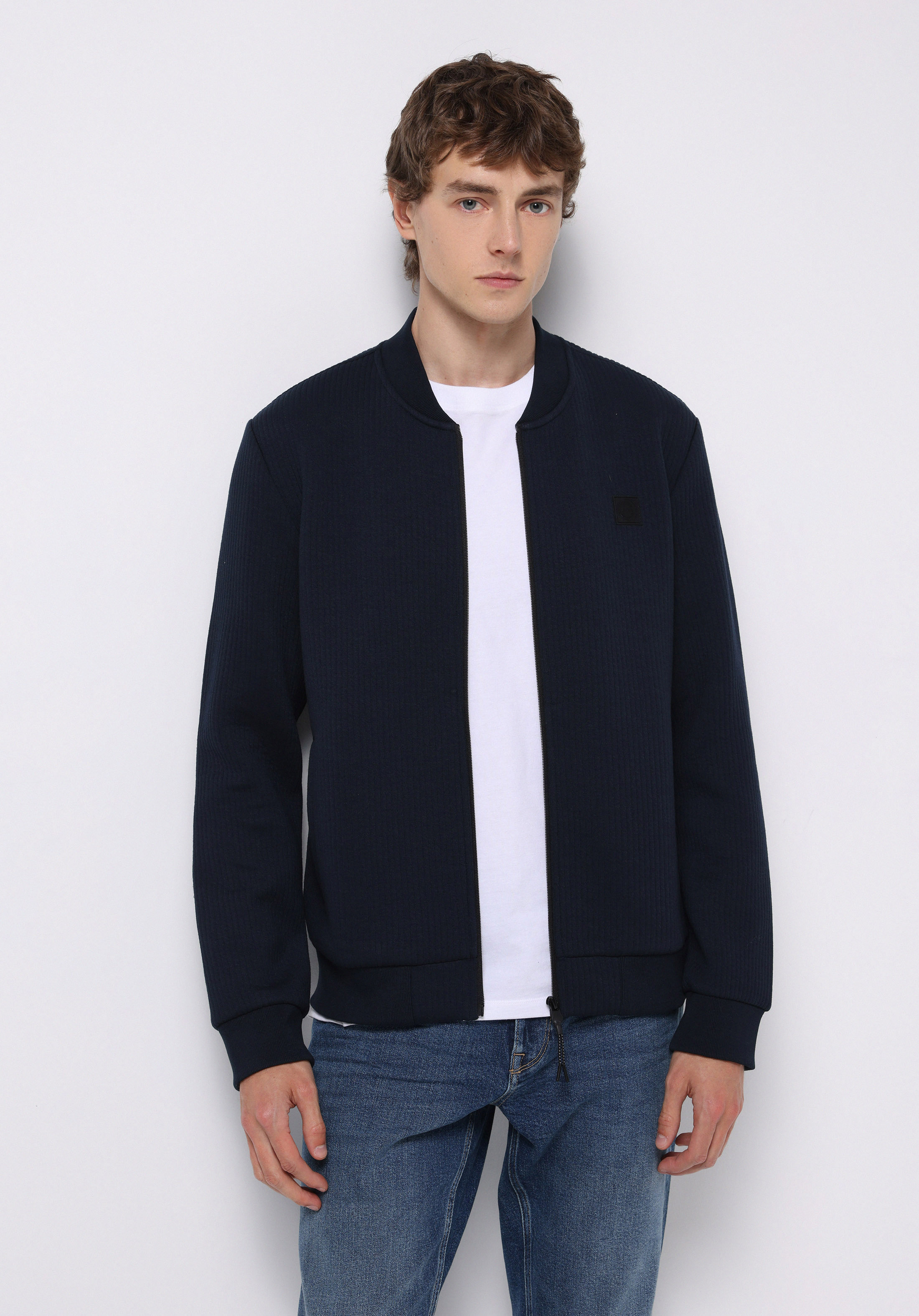 Afișați detalii pentru Jacheta De Barbati Albastru Marin Slim Fit  Cl1075914