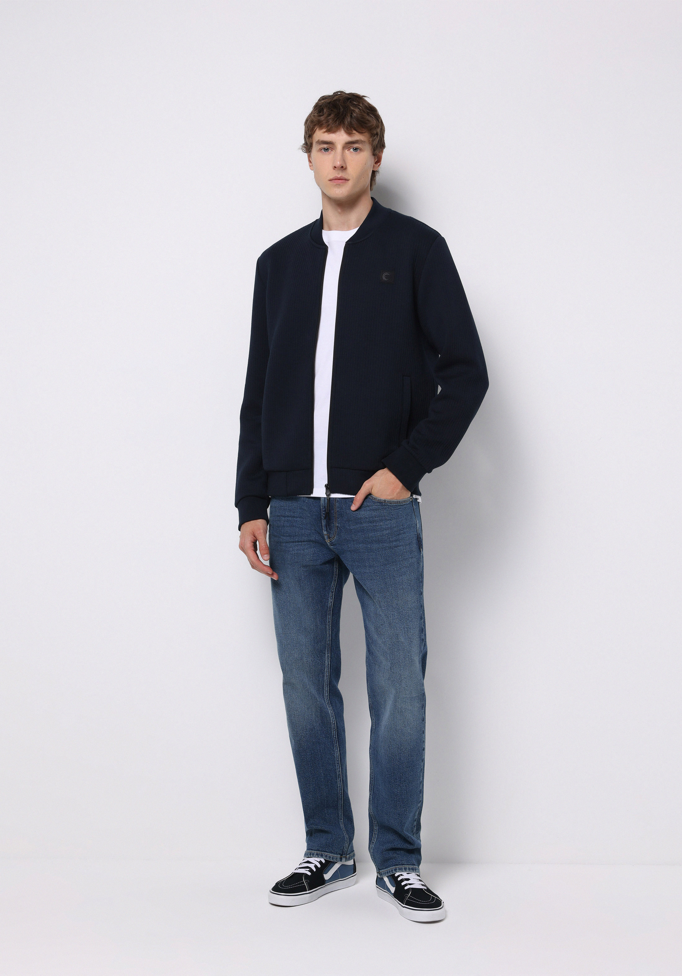 Afișați detalii pentru Jacheta De Barbati Albastru Marin Slim Fit  Cl1075914