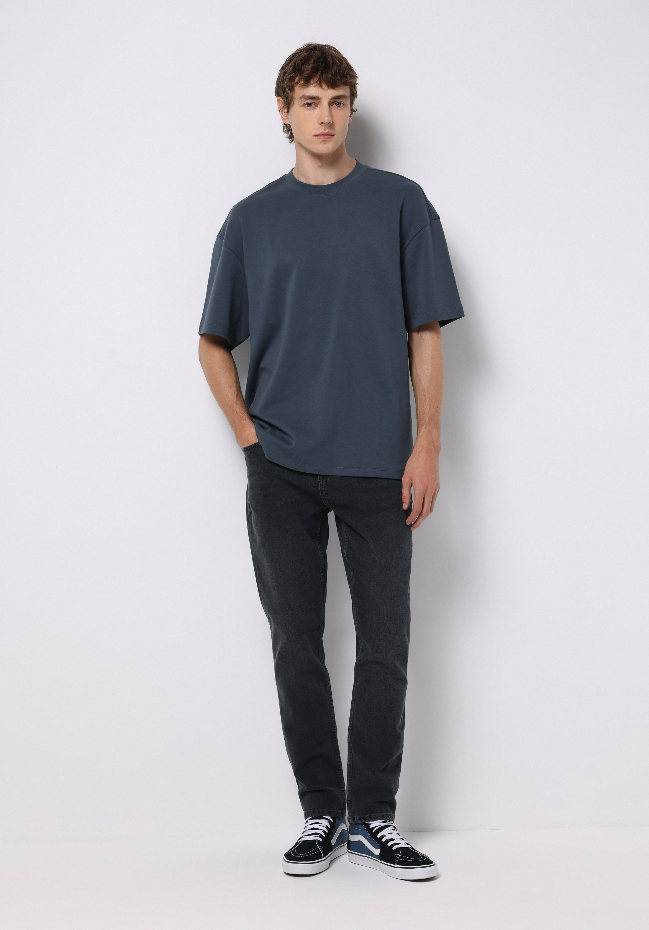 Afișați detalii pentru Pantaloni De Barbati Albastru Inchis Regular Fit 067 Jack Cl1076022