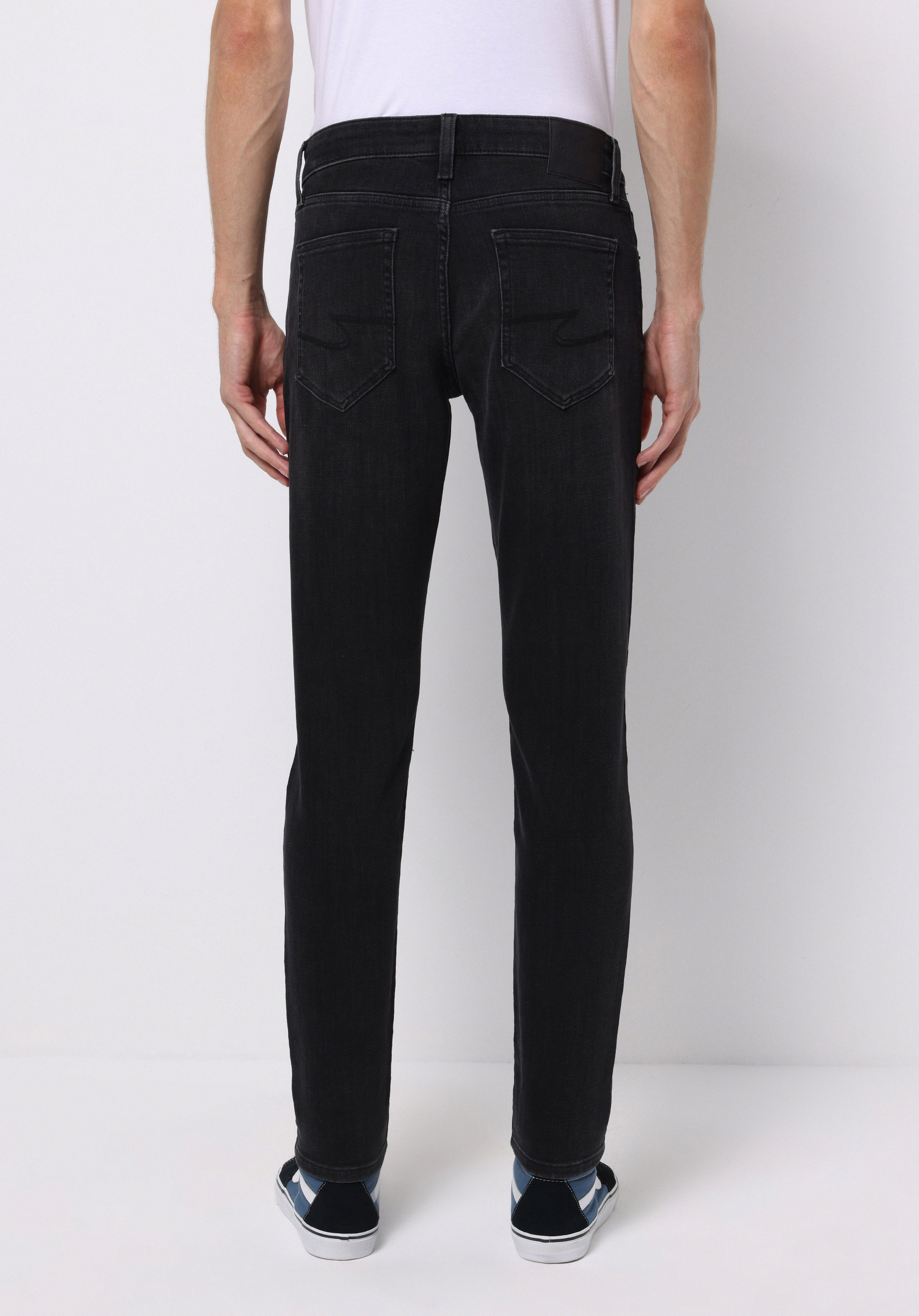 Afișați detalii pentru Pantaloni De Barbati Negru Slim Fit 041 Danny Cl1076543