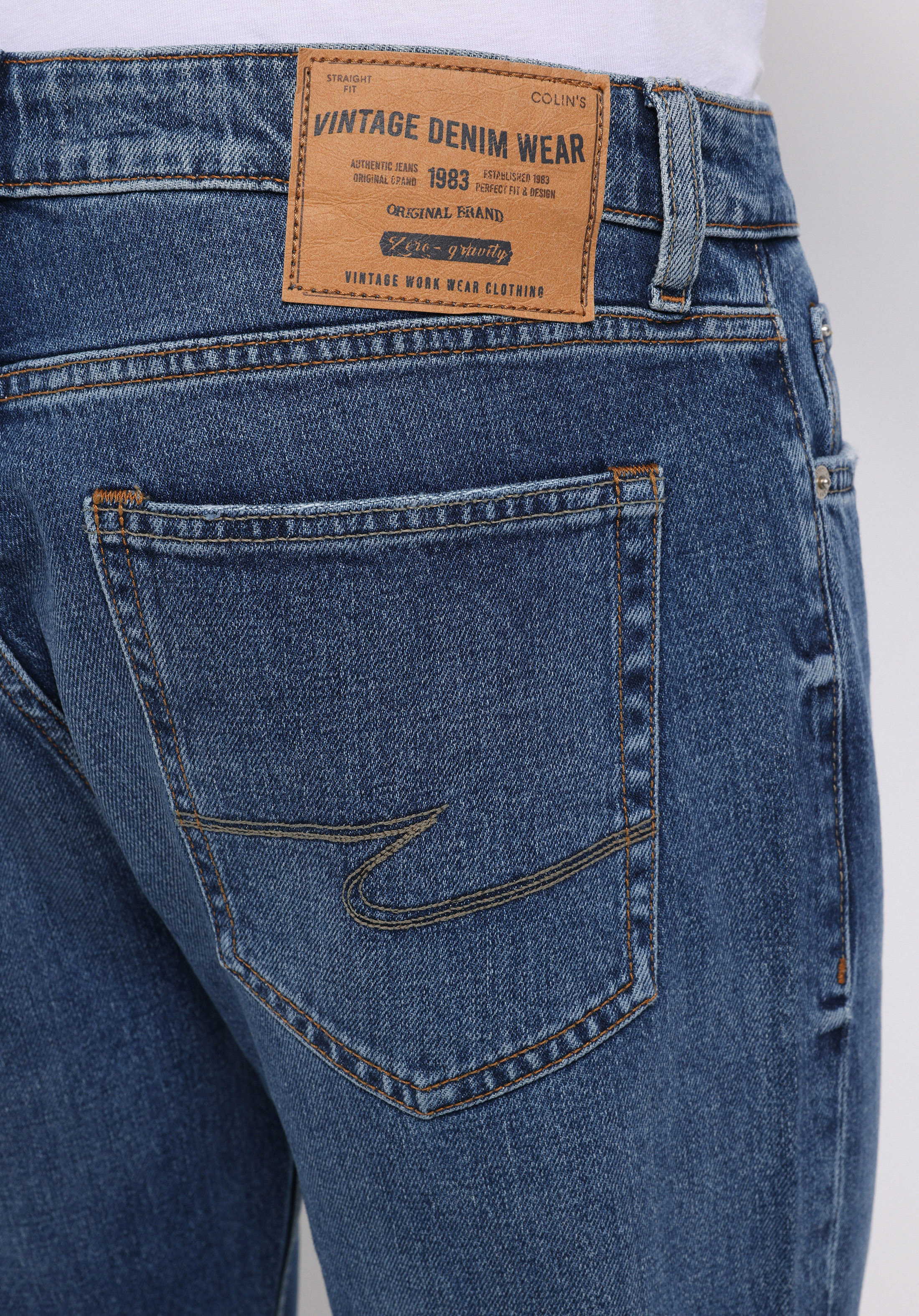 Afișați detalii pentru Pantaloni De Barbati Albastru Regular Fit 067 Jack Cl1076827