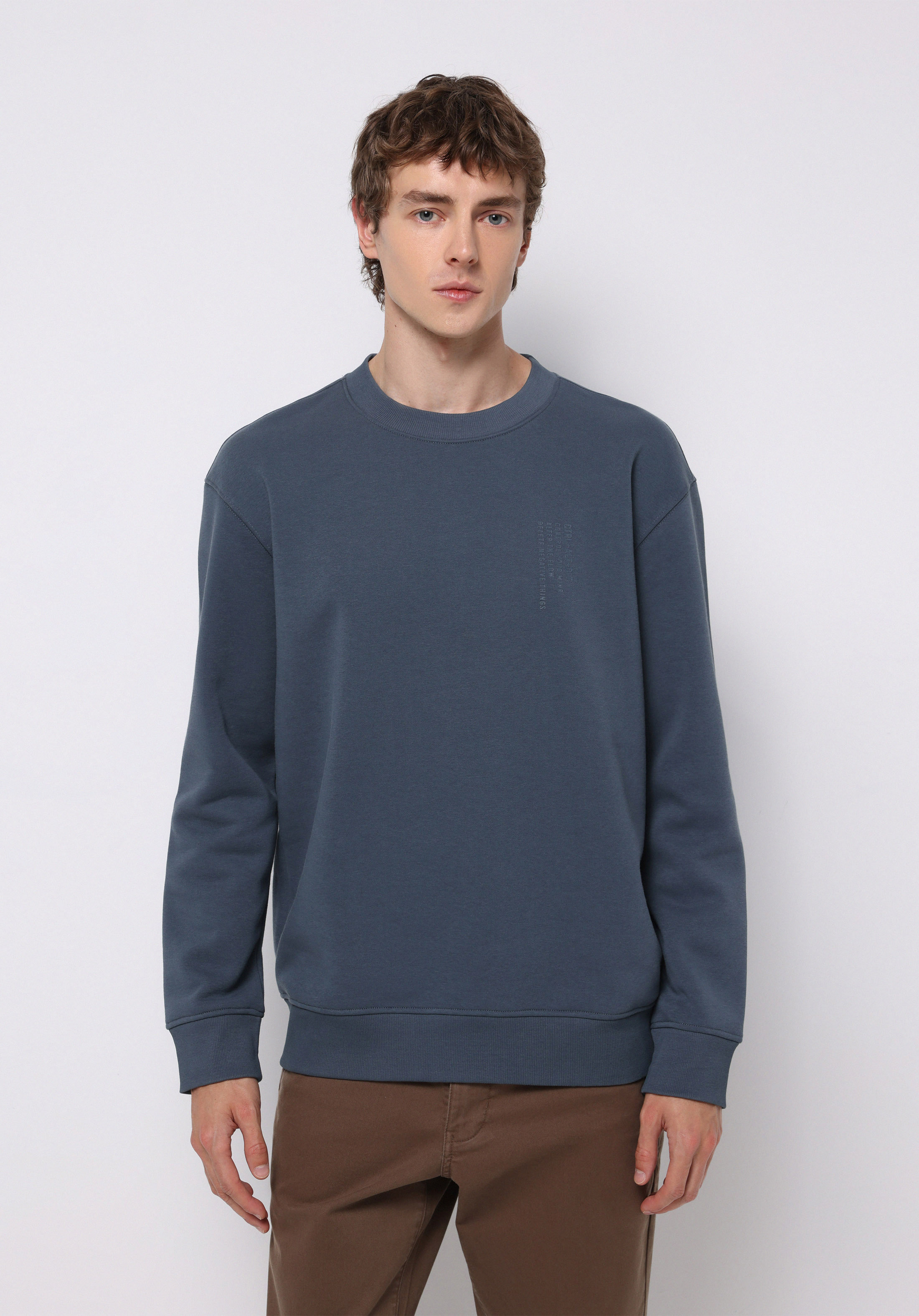 Afișați detalii pentru Hanorac / Bluza De Barbati Albastru Comfort Fit  Cl1076883