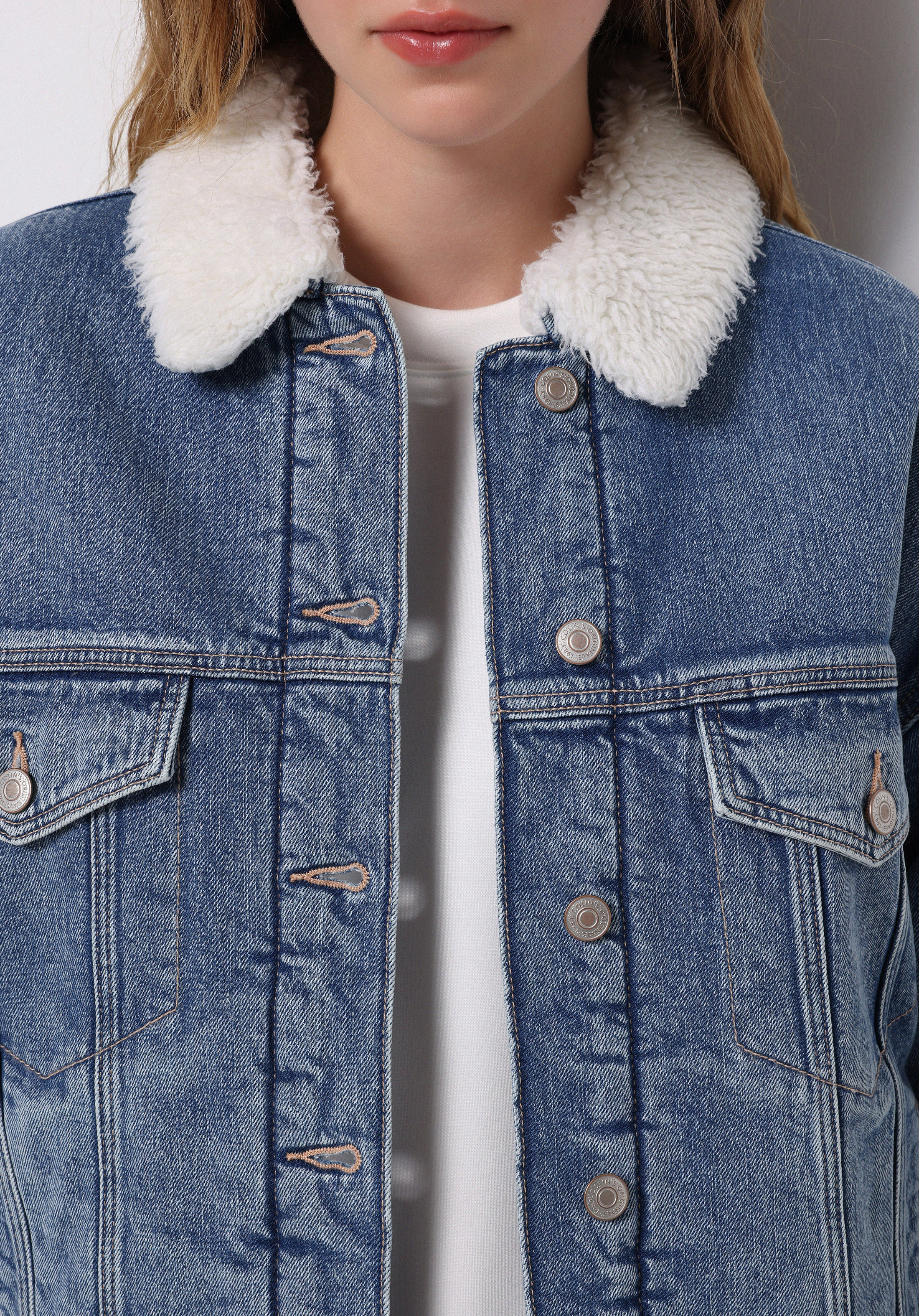 Afișați detalii pentru Jacheta De Dama Denim Oversize Fit  Cl1076050