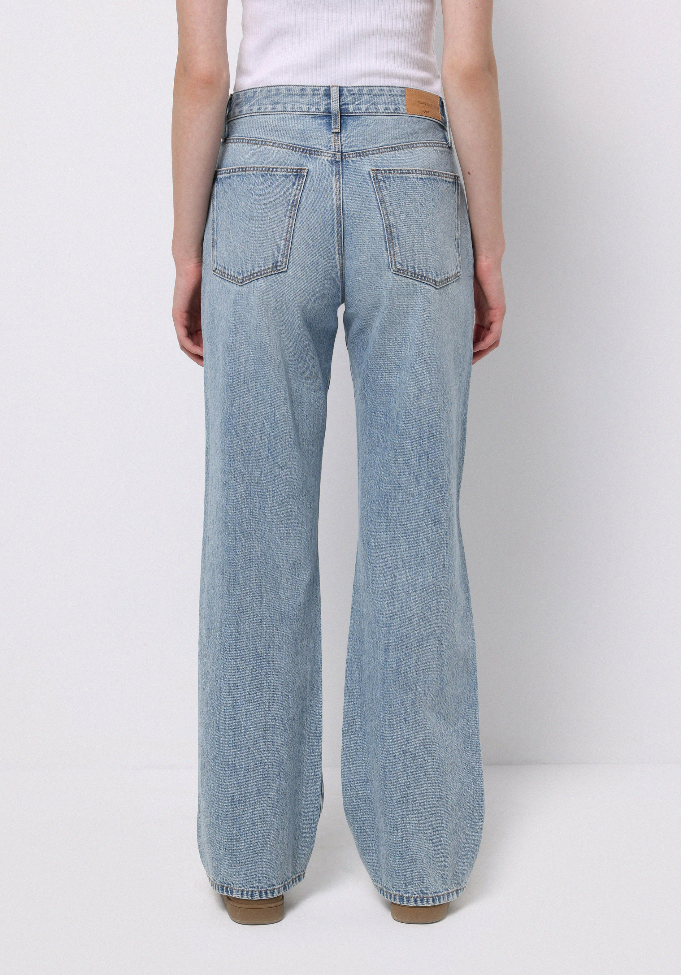 Afișați detalii pentru Pantaloni De Dama Albastru Straight Fit  Cl1076567