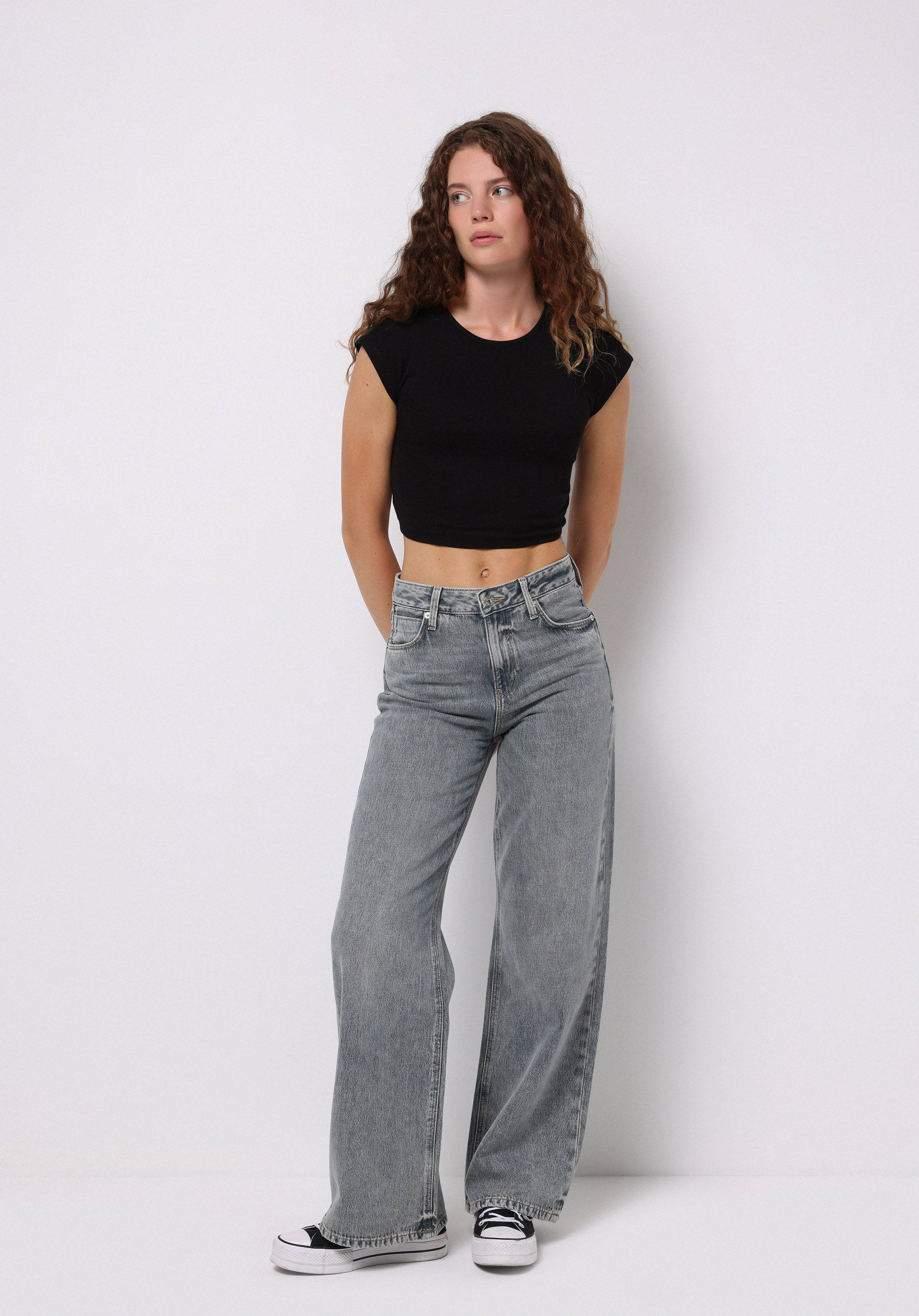 Afișați detalii pentru Pantaloni De Dama Albastru Regular Fit 970 Berry Cl1076157
