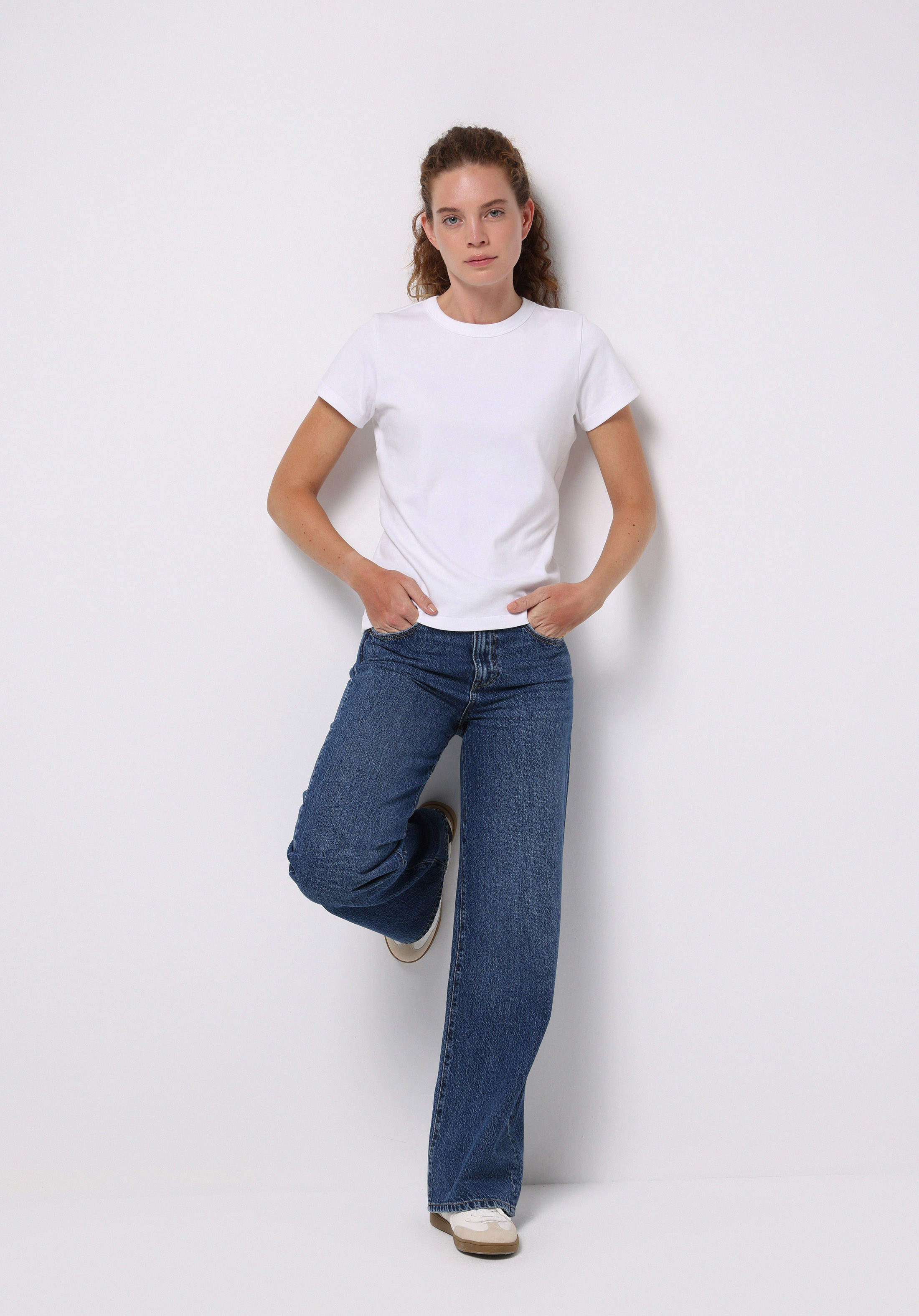 Afișați detalii pentru Pantaloni De Dama Albastru Regular Fit 970 Berry Cl1076559