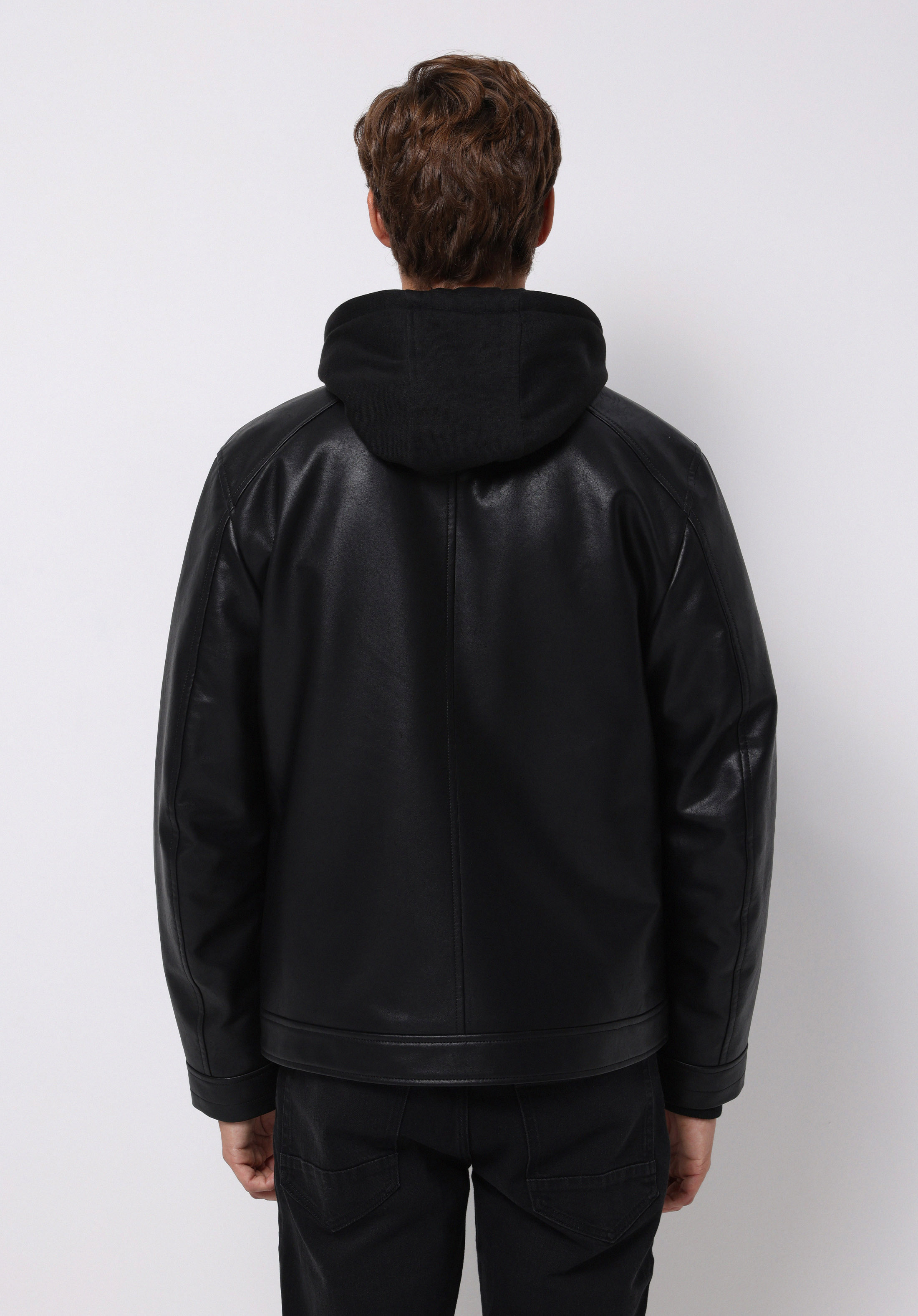 Afișați detalii pentru Jacheta De Barbati Negru Slim Fit  Cl1076180