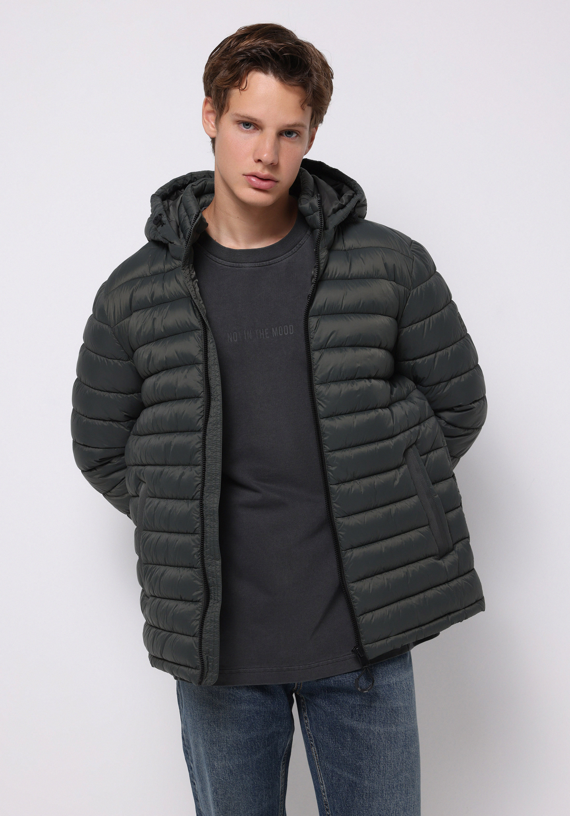 Afișați detalii pentru Jacheta De Barbati Verde Slim Fit  Cl1076511
