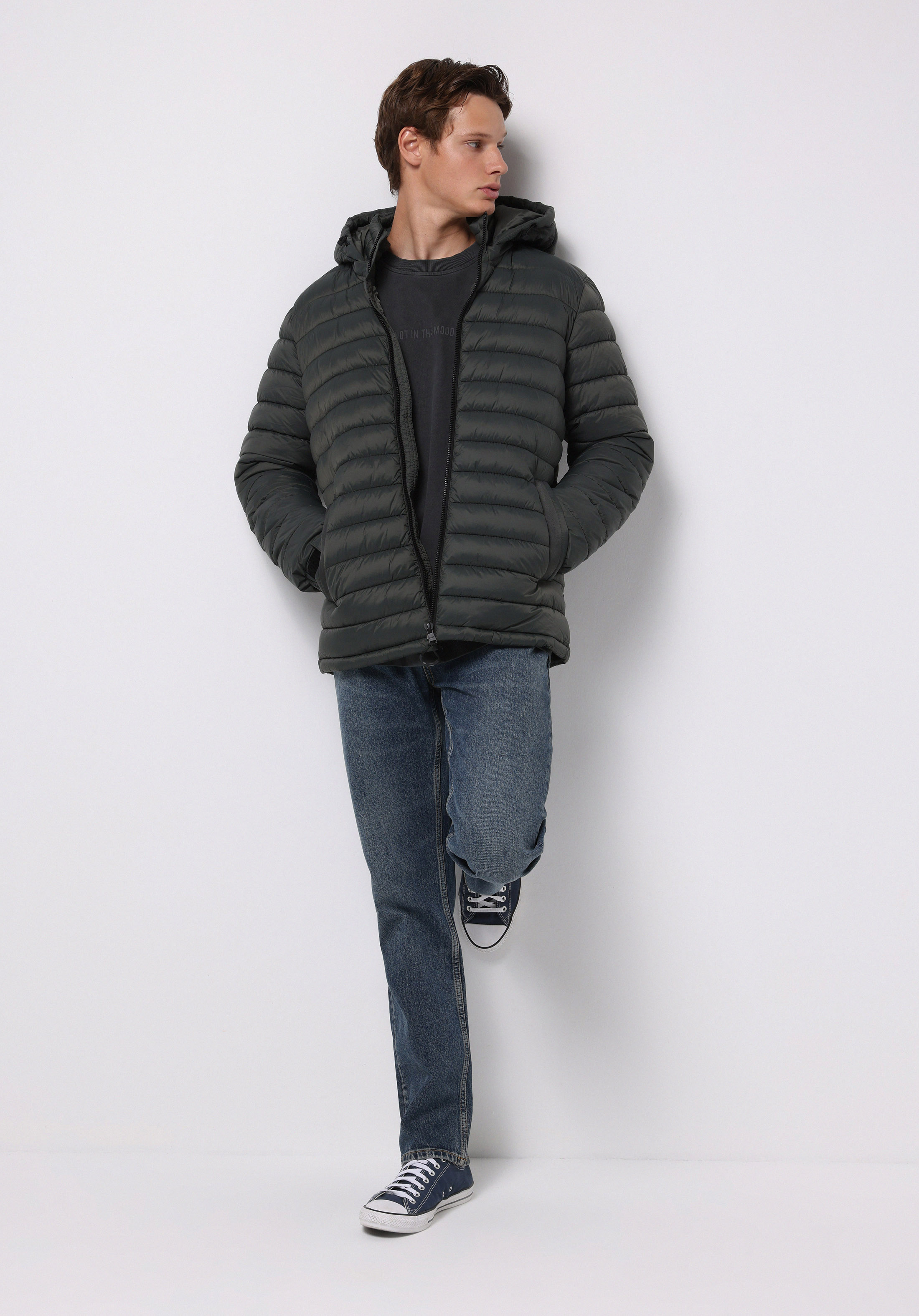Afișați detalii pentru Jacheta De Barbati Verde Slim Fit  Cl1076511