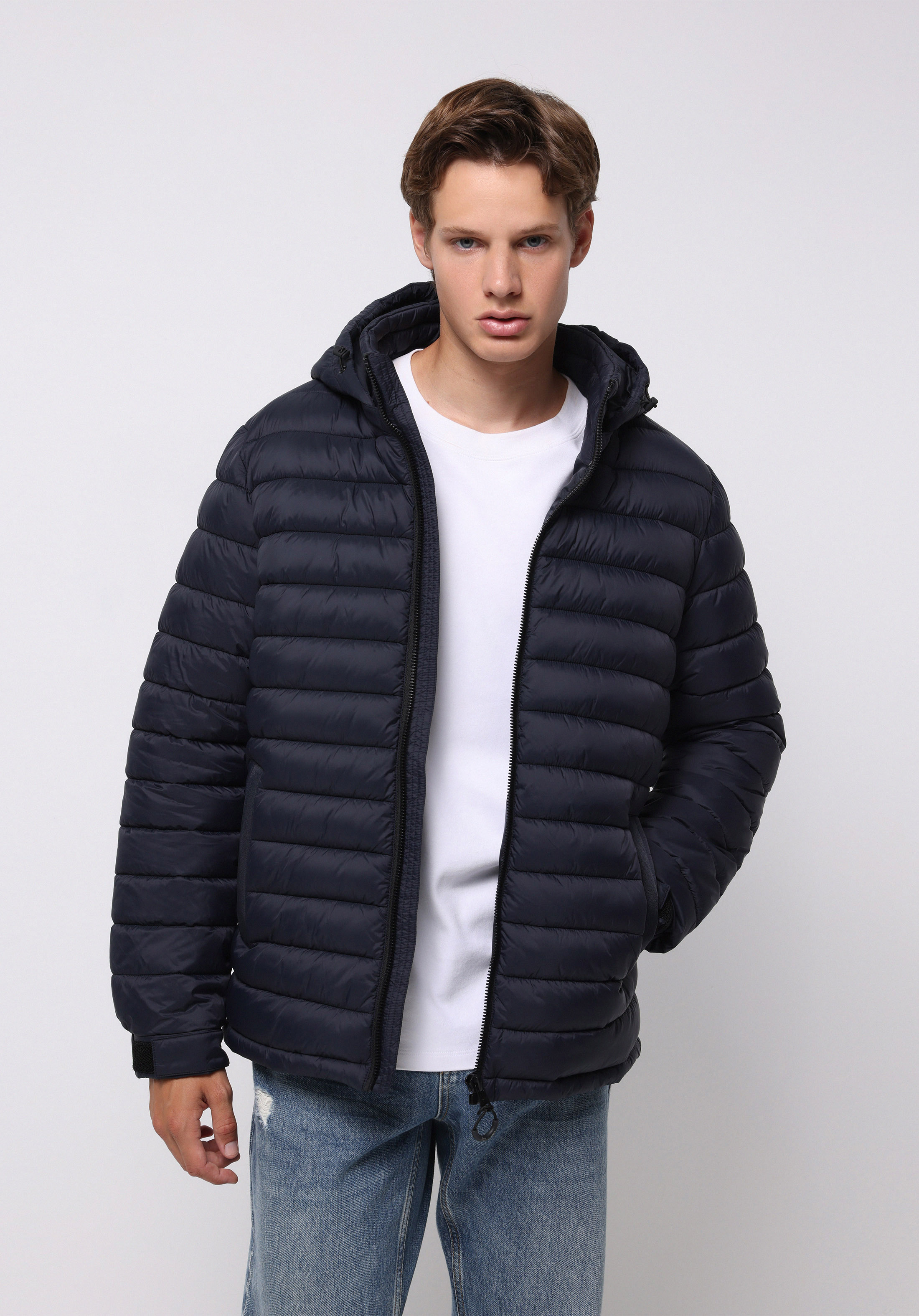 Afișați detalii pentru Jacheta De Barbati Albastru Marin Slim Fit  Cl1076511