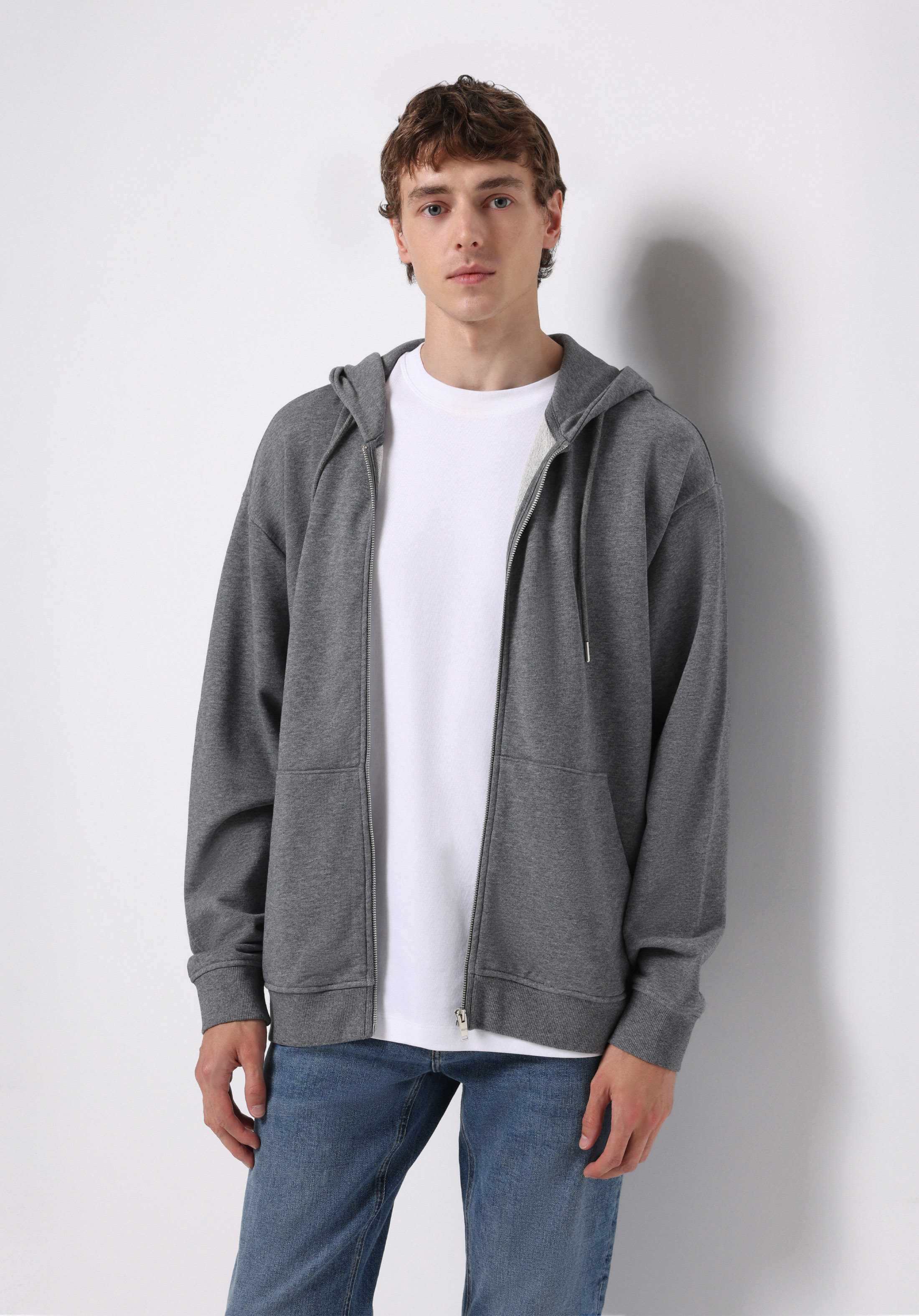 Afișați detalii pentru Hanorac / Bluza De Barbati Antracit Oversize Fit  Cl1075851